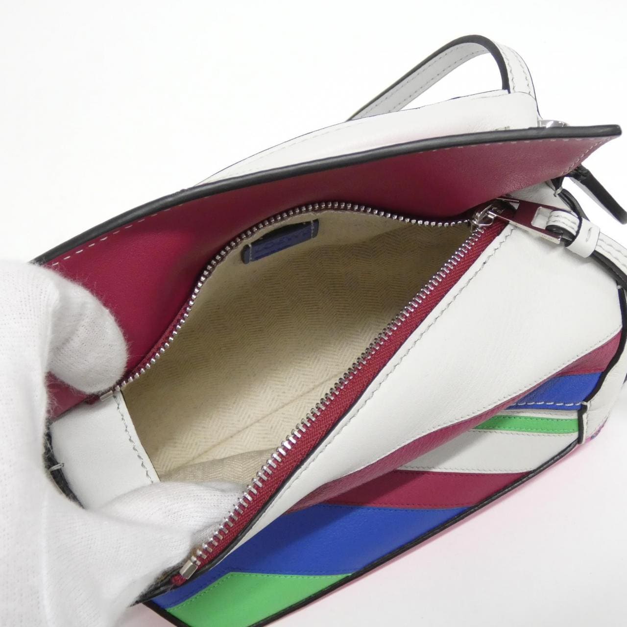 LOEWE Puzzle A510P88X03 Bag Black Rank A - Thumbnail 8