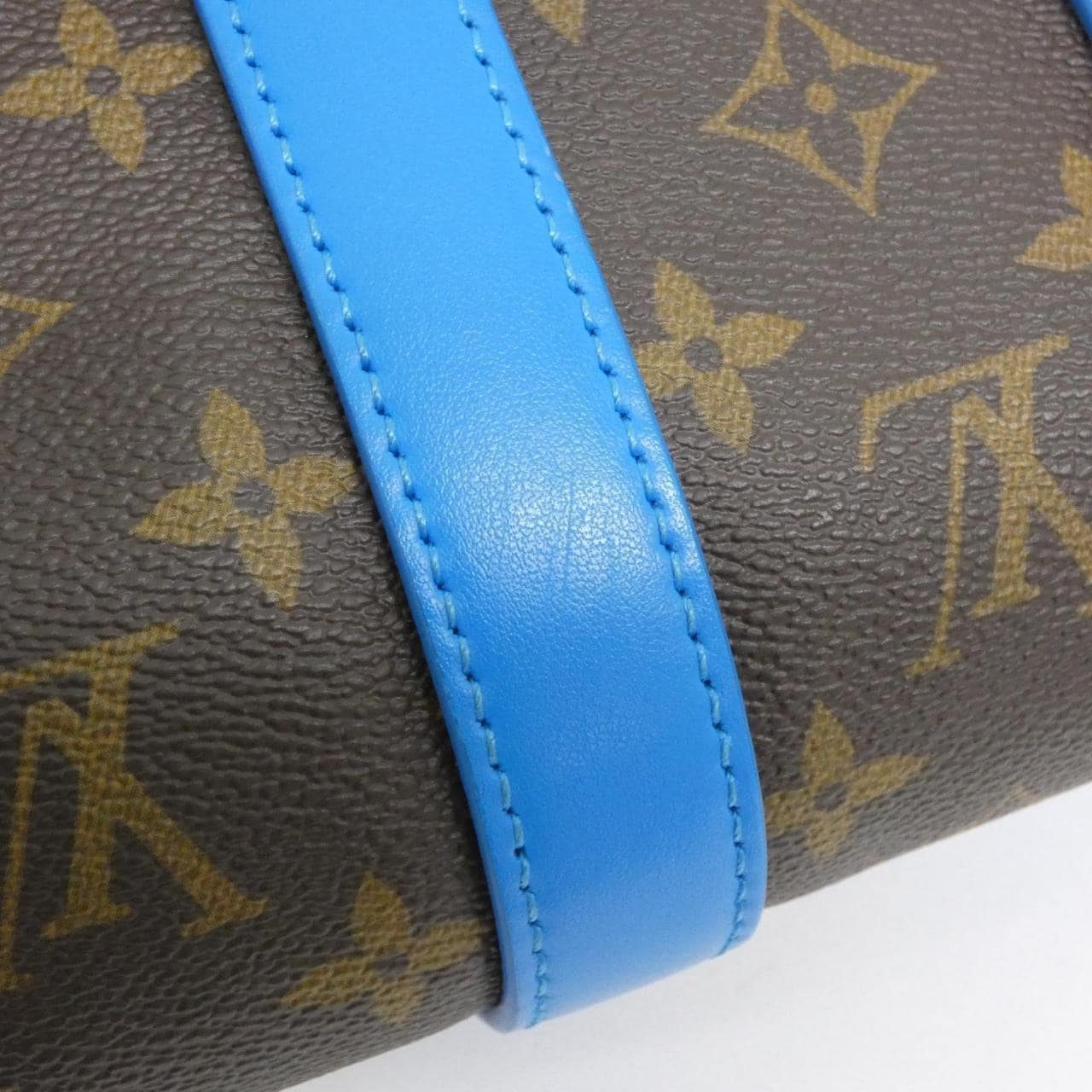 LOUIS VUITTON Keepall M12609 Boston Bag Monogram 藍色 Monogram 中古品A - 縮圖 4