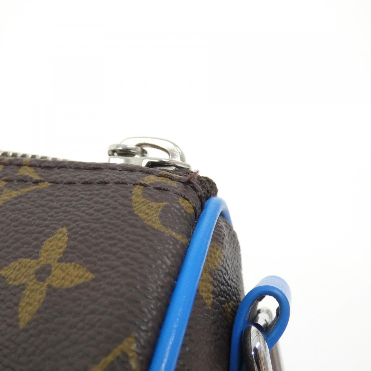 LOUIS VUITTON Keepall M12609 Boston Bag Monogram 藍色 Monogram 中古品A - 縮圖 5