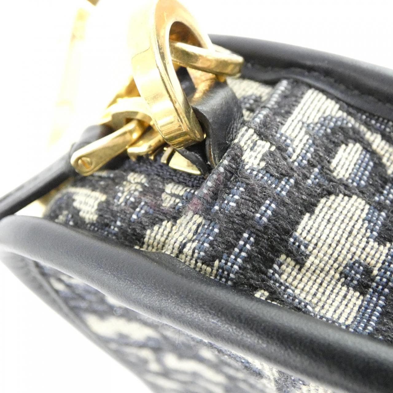 DIOR S5700CTZQ Bag Canvas 黑色 帆布 中古品A - 縮圖 4