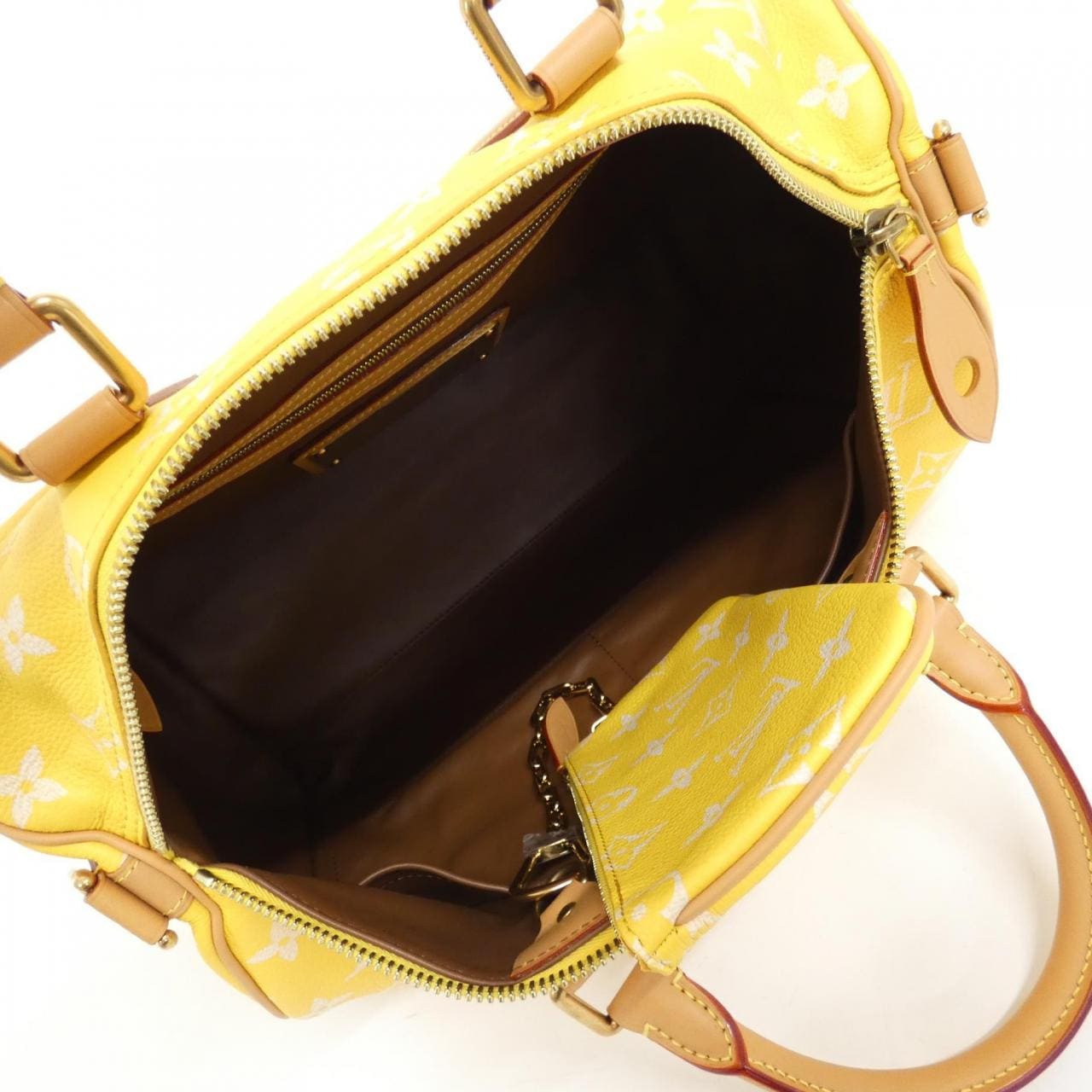 LOUIS VUITTON Speedy M24419 Boston Bag Monogram 黑色 Monogram 中古品A - 縮圖 8