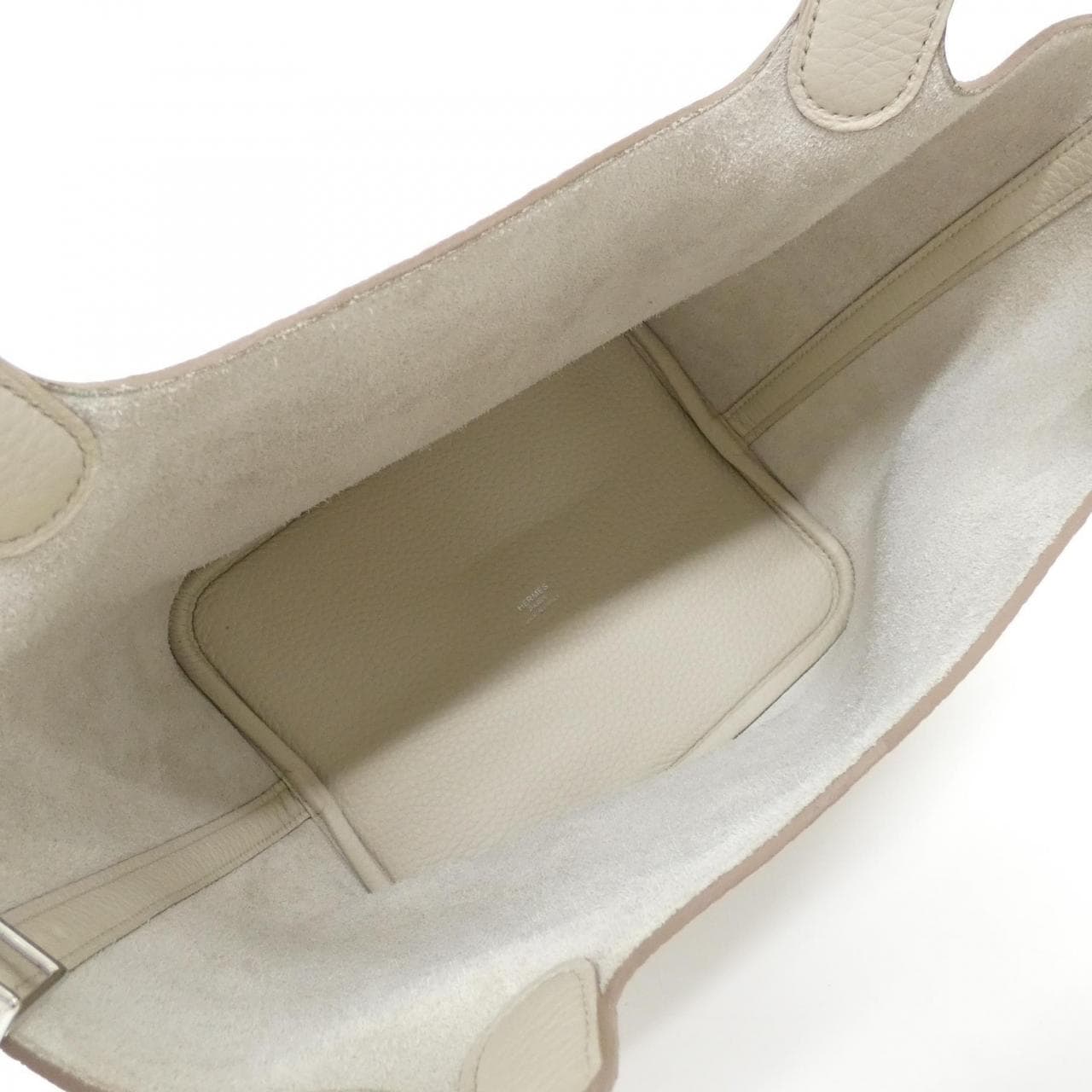 HERMES HERMÈS Picotin 060991CK Bag Clemence Black Clemence Leather - Thumbnail 5