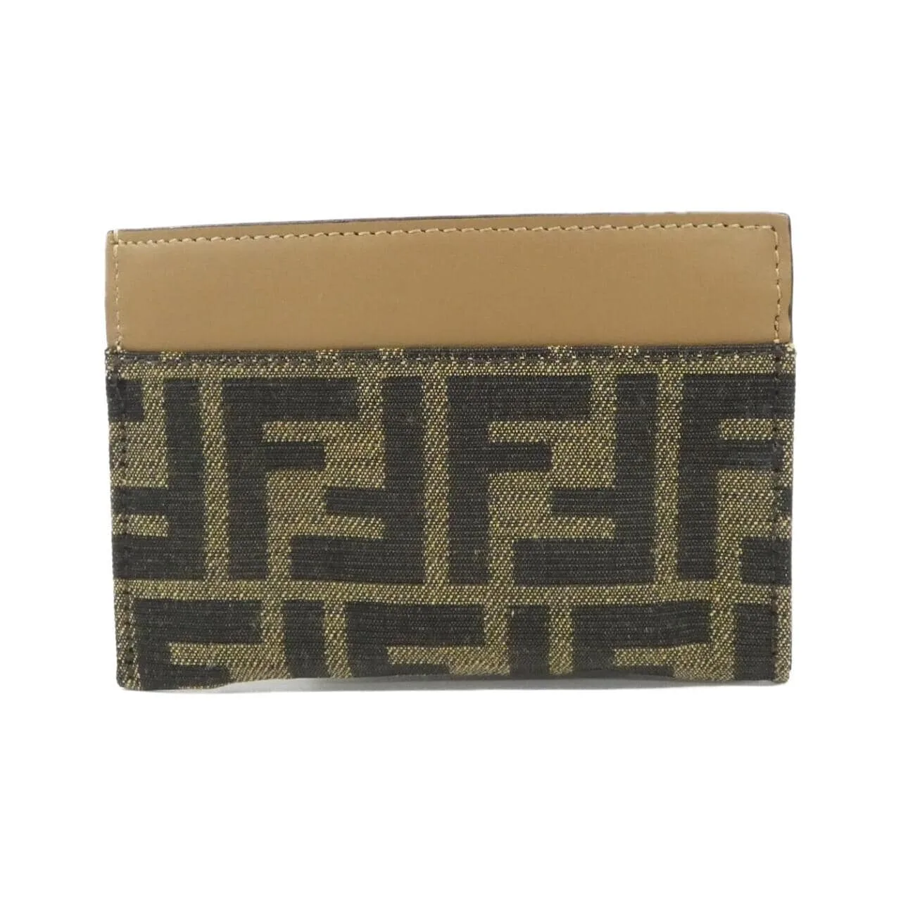 FENDI 7AP074 AFBV Coin Case Canvas Black Canvas Rank A - Thumbnail 2