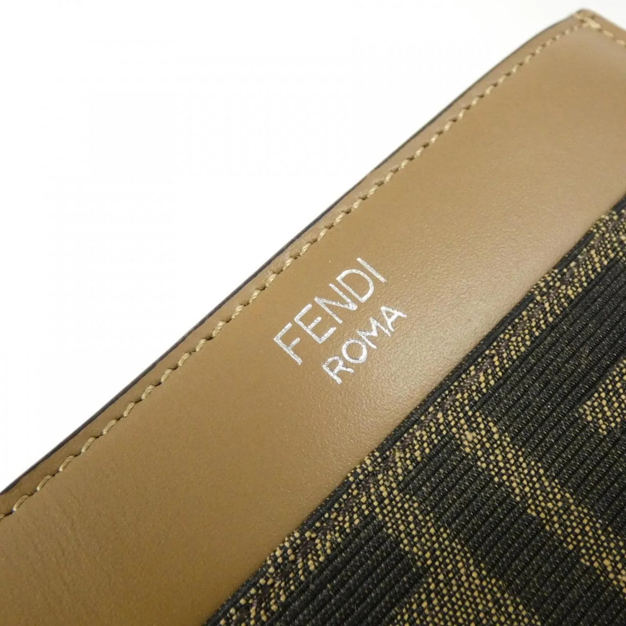 FENDI 7AP074 AFBV Coin Case Canvas Black Canvas Rank A - Thumbnail 3
