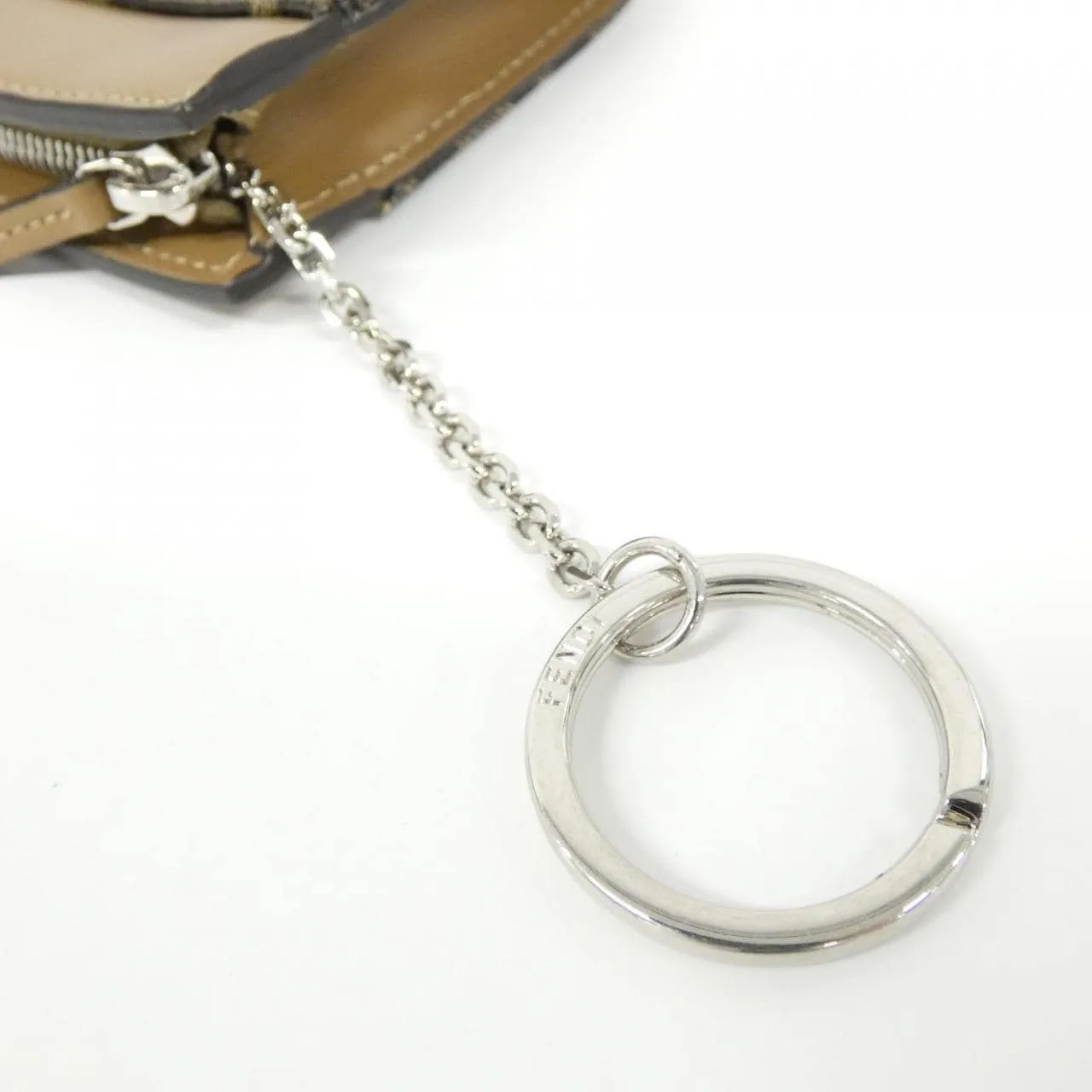 FENDI 7AP074 AFBV Coin Case Canvas Black Canvas Rank A - Thumbnail 5