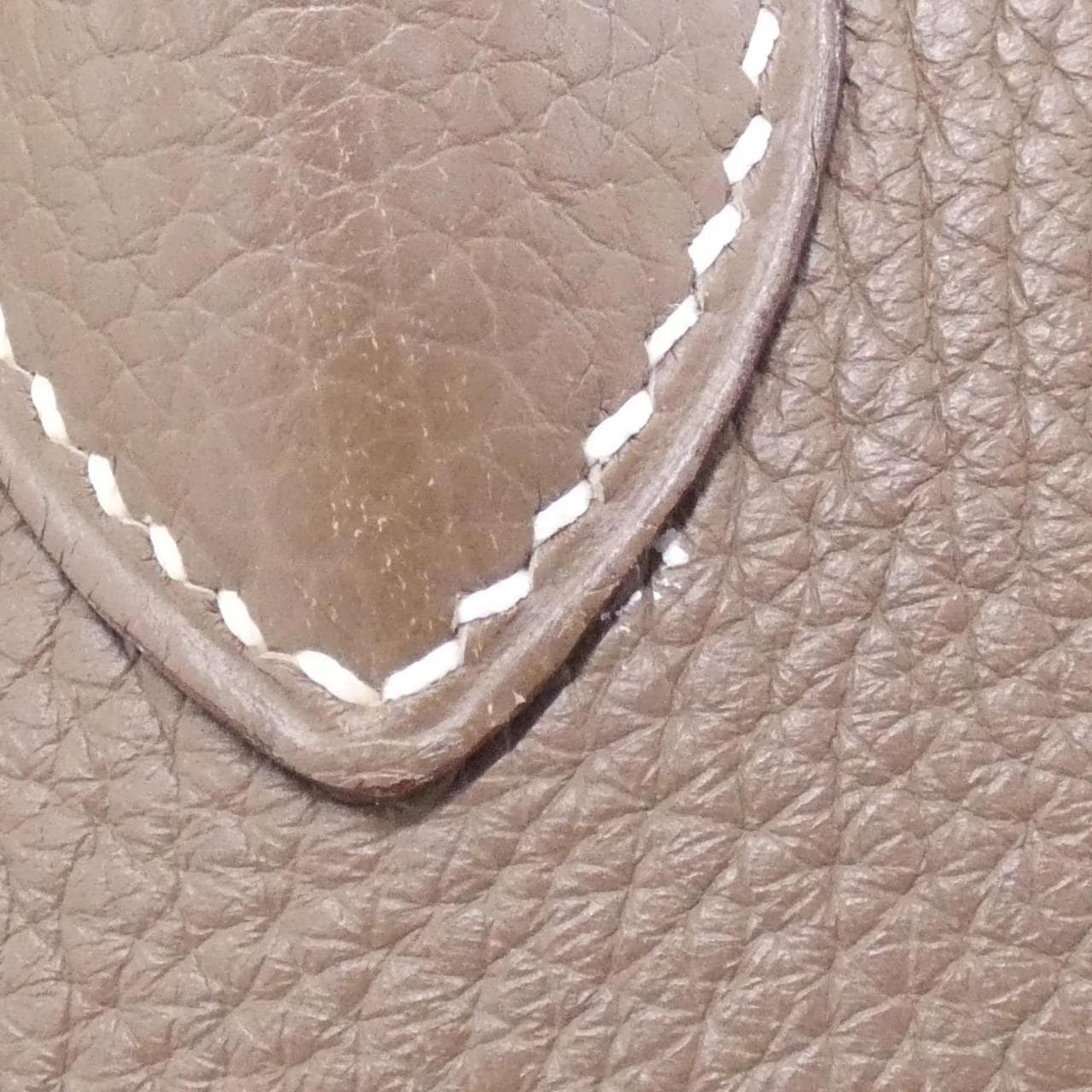 HERMES HERMÈS Bolide 073419CK Bag Clemence Etoupe Clemence Leather Rank A - Thumbnail 6