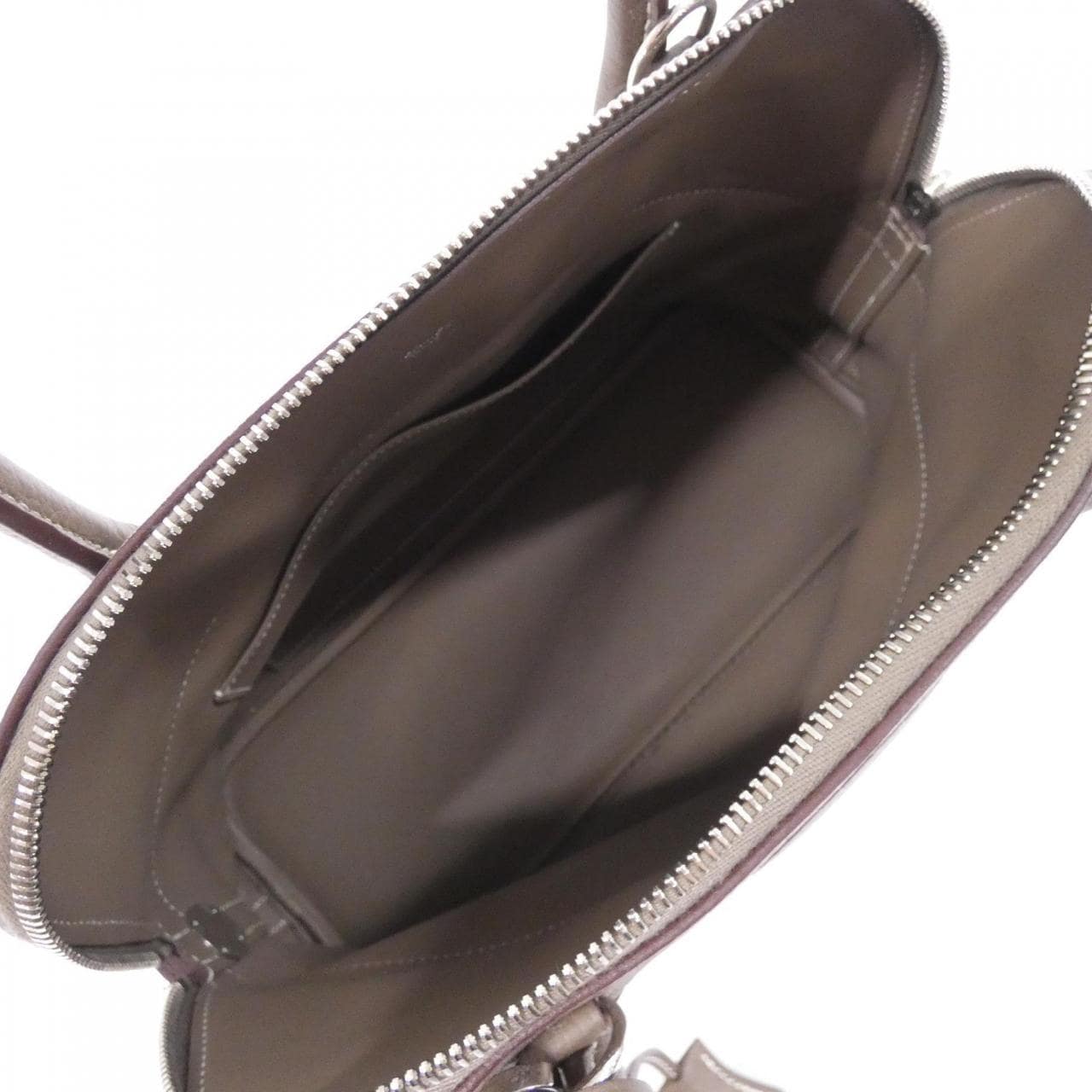 HERMES HERMÈS Bolide 073419CK Bag Clemence Etoupe Clemence Leather Rank A - Thumbnail 8