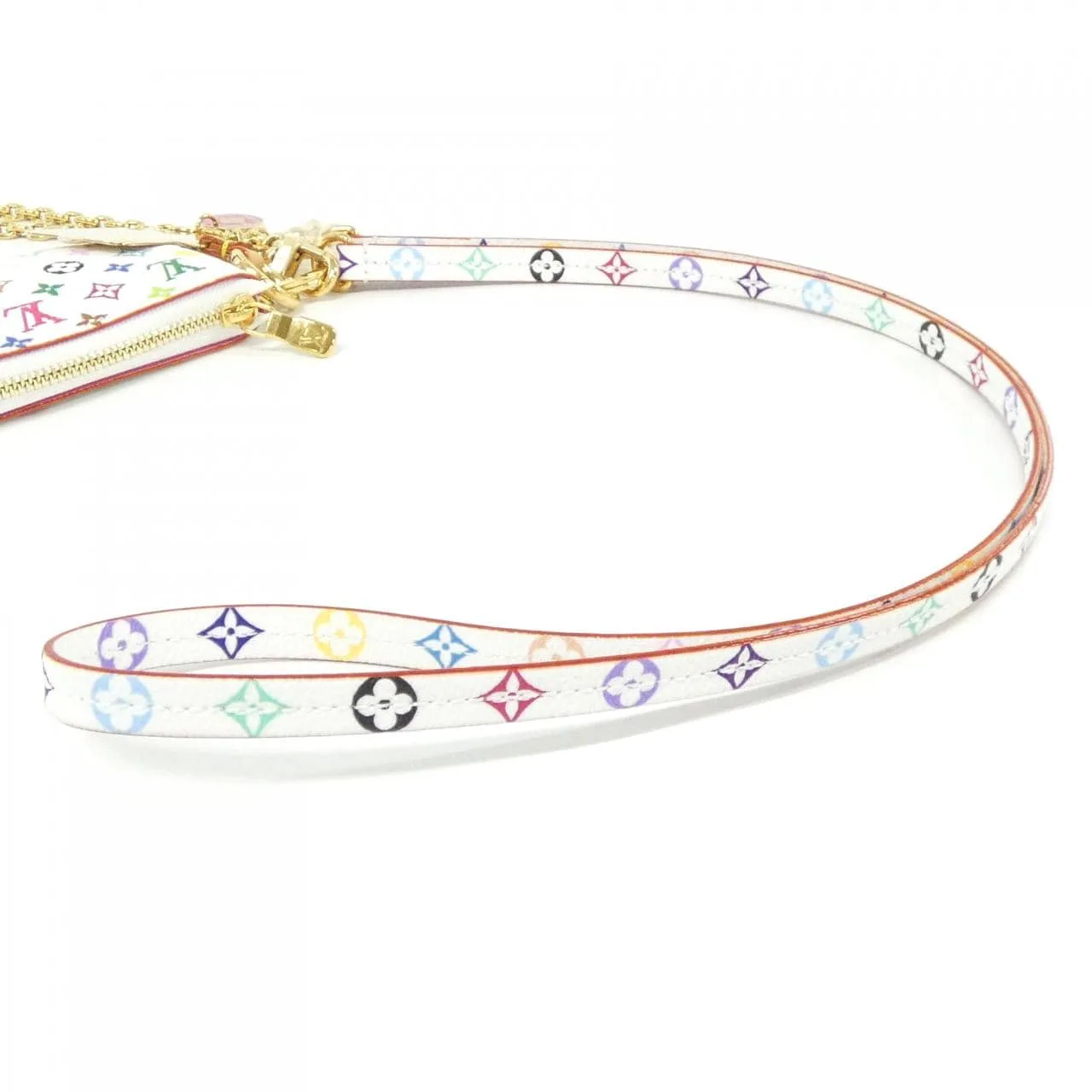 LOUIS VUITTON M14099 Wallet Canvas Multicolor 帆布 中古品A - 縮圖 4