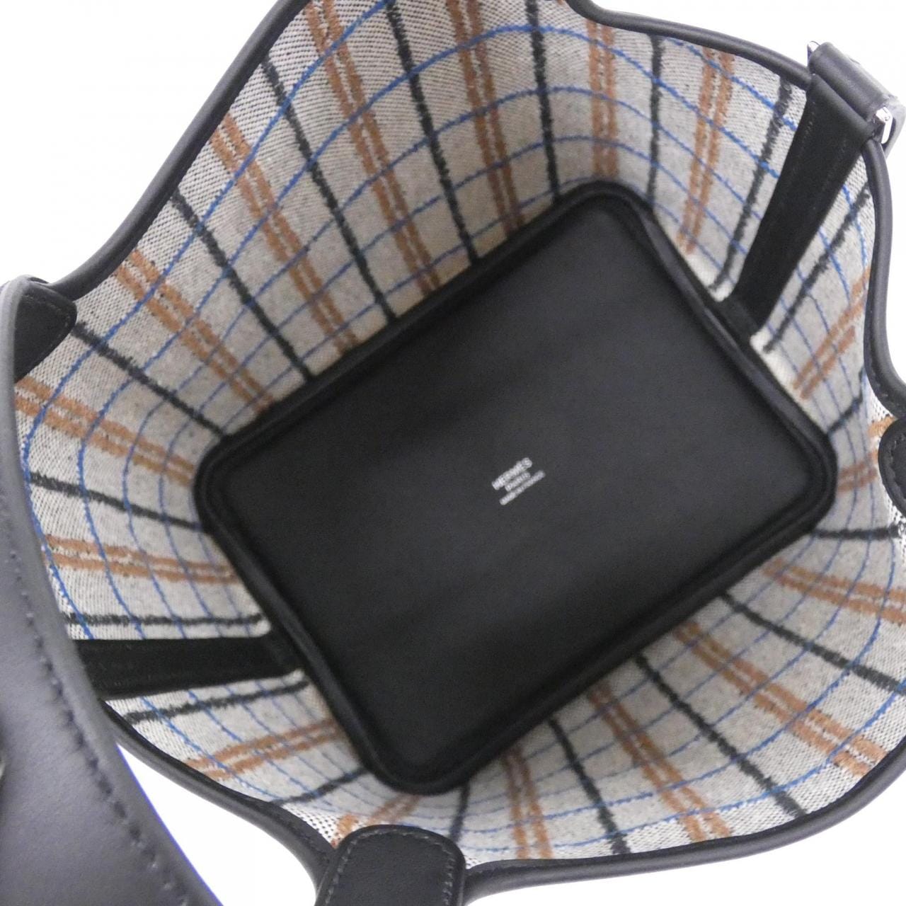 HERMES HERMÈS Picotin 085988CK Bag Swift Black Swift Leather - Thumbnail 5