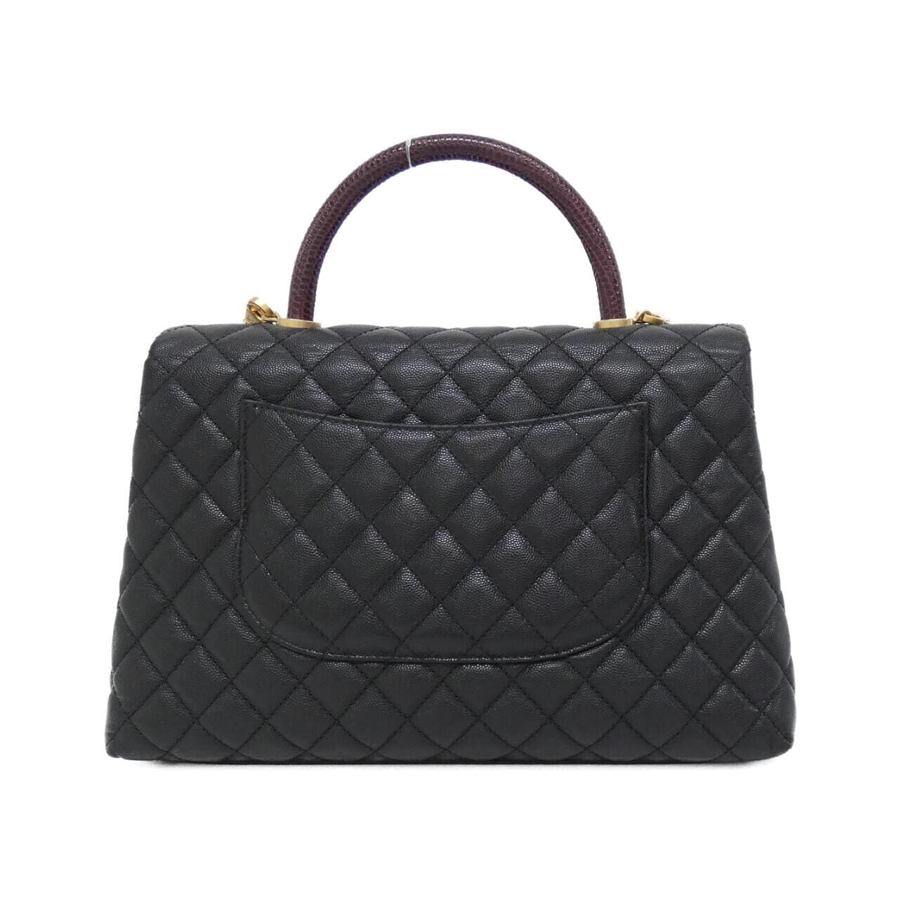 CHANEL 92992 Bag Grained Calfskin Black Grained Calfskin - Thumbnail 2
