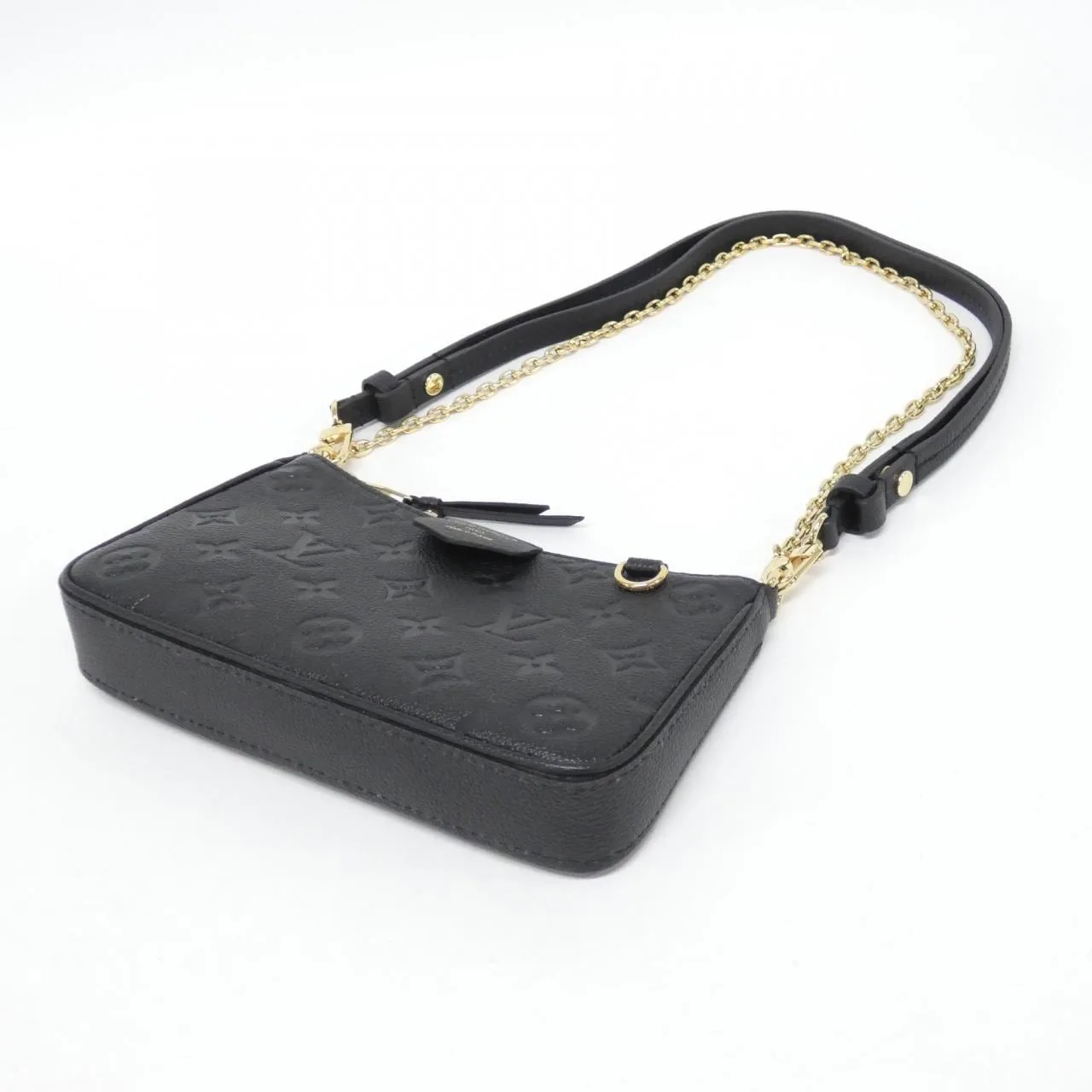 LOUIS VUITTON M80349 Pouch Monogram 黑色 Monogram 中古品A - 縮圖 3