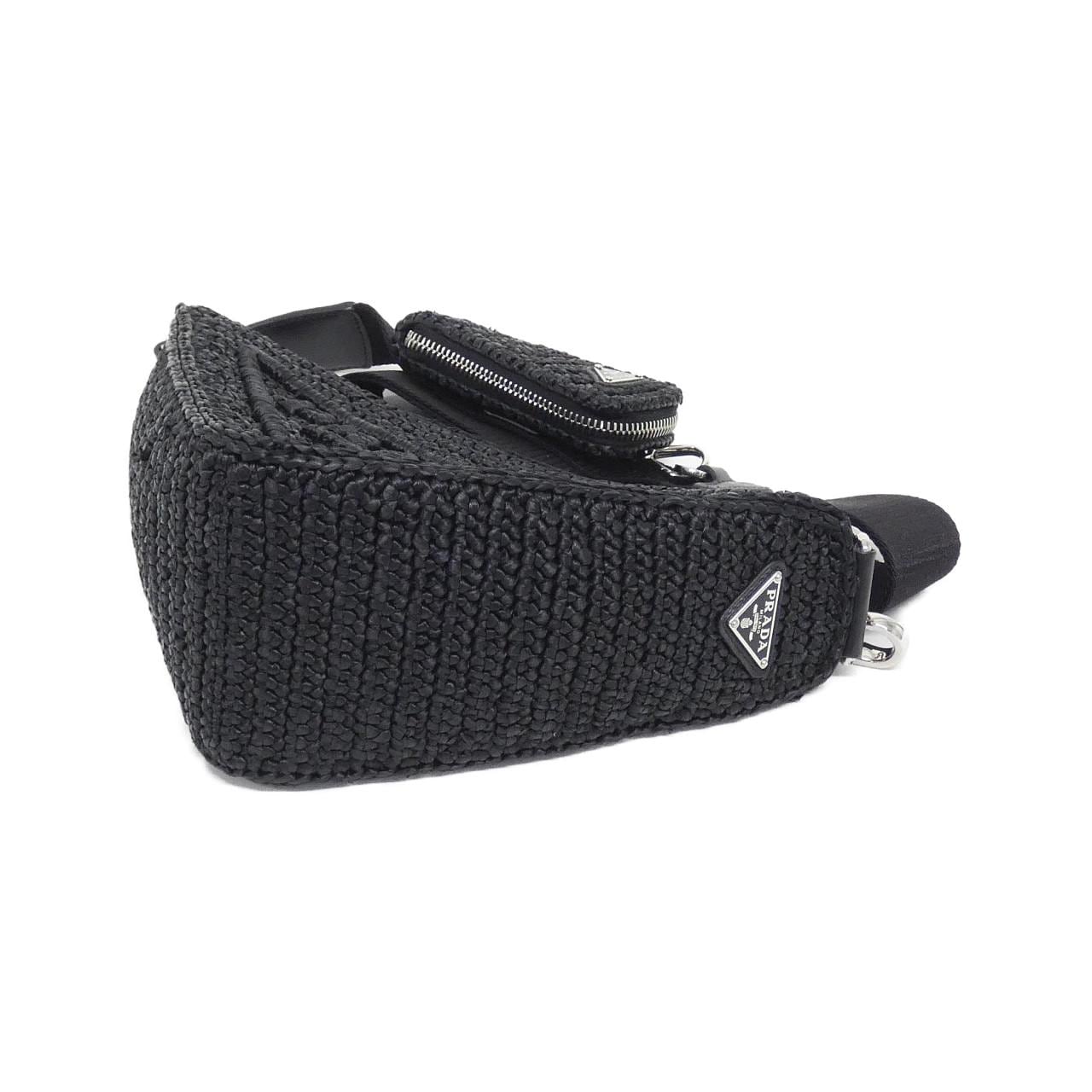 PRADA 1BH190 Shoulder Bag Black Rank A - Thumbnail 3