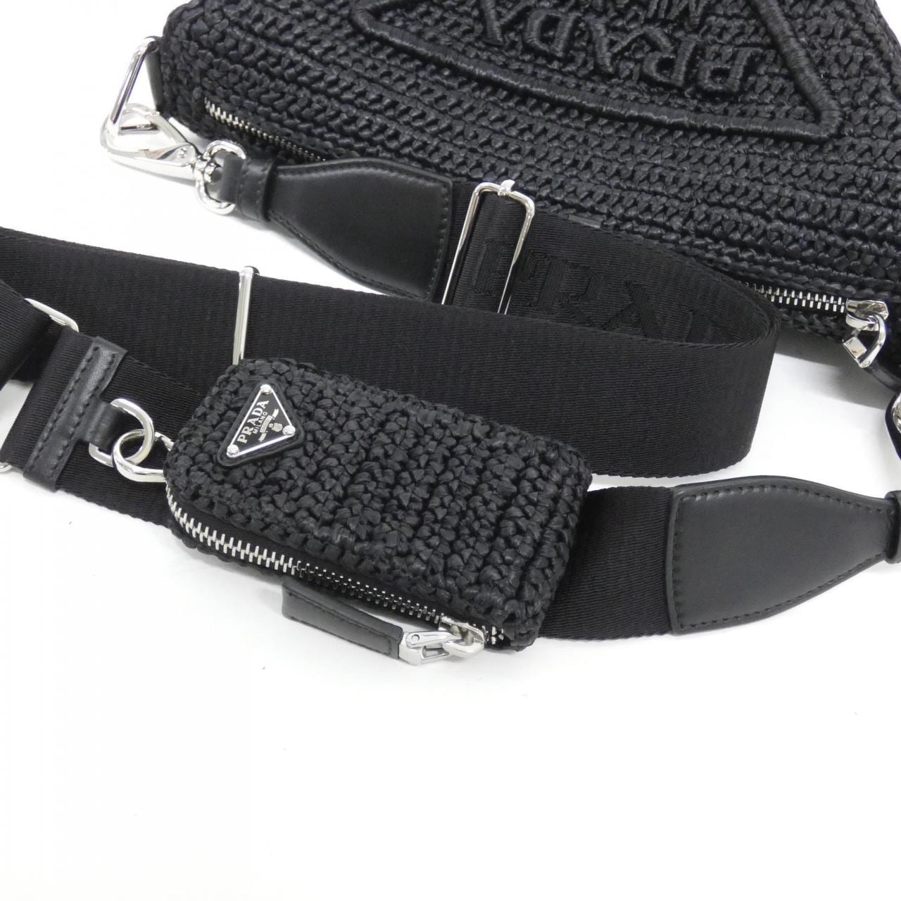 PRADA 1BH190 Shoulder Bag Black Rank A - Thumbnail 6