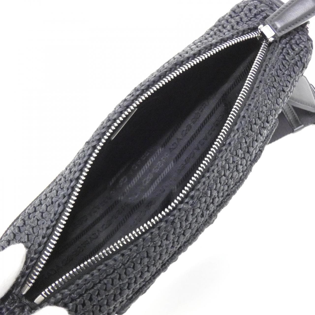 PRADA 1BH190 Shoulder Bag Black Rank A - Thumbnail 8