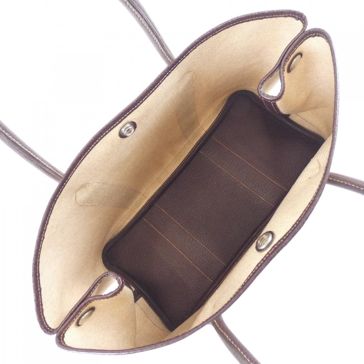 HERMES Garden Party HERMÈS 034924CK Bag 棕色 中古品B - 縮圖 8