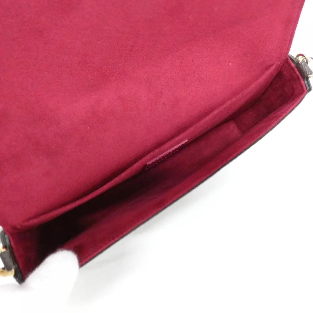 LOUIS VUITTON Pochette M81896 Shoulder Monogram 黑色 Monogram 中古品A - 縮圖 7