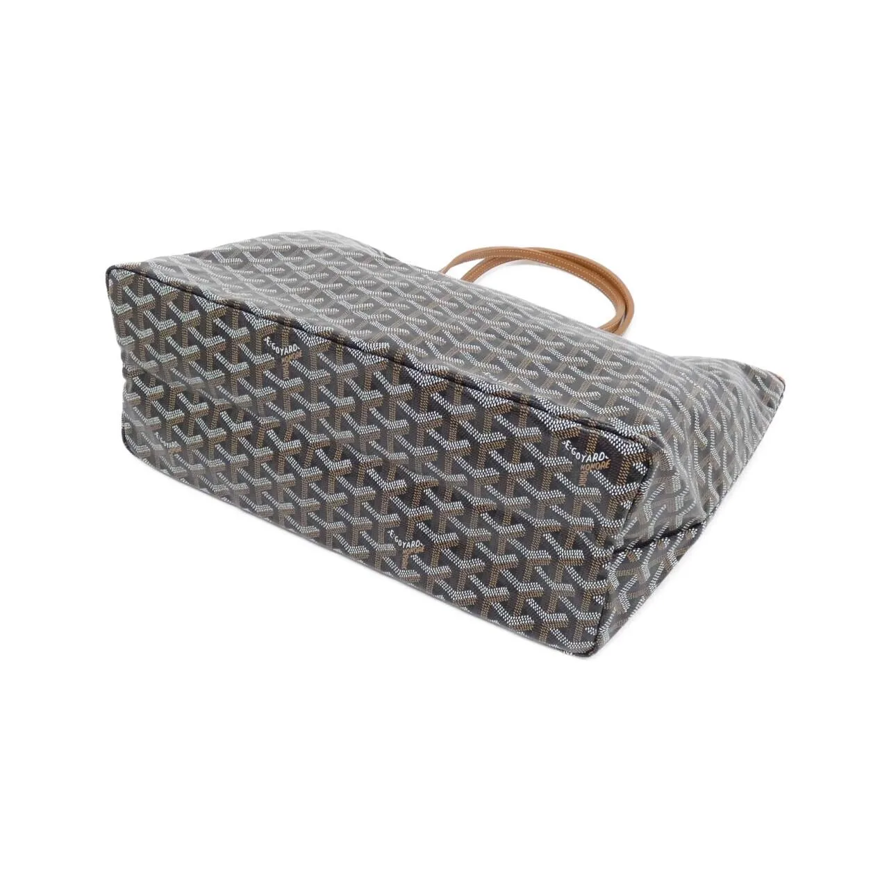 GOYARD Saint Louis AMA LOUIS PM Tote Canvas Black Canvas - Thumbnail 2