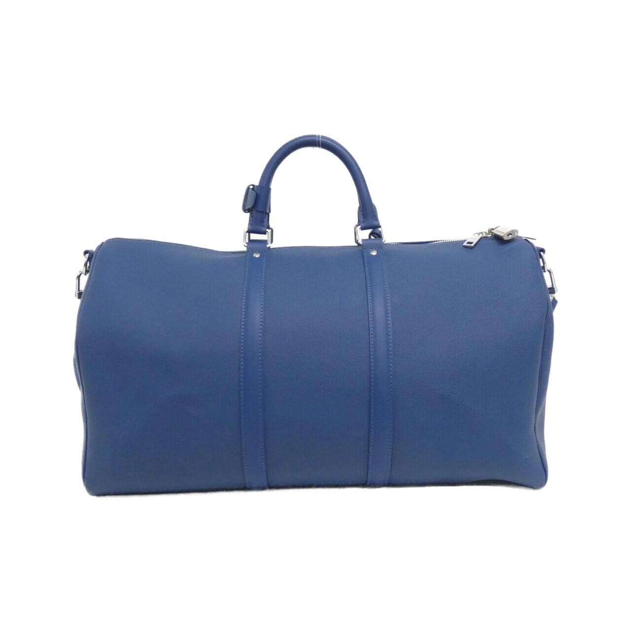 LOUIS VUITTON Keepall M23727 Boston Bag Lambskin Silver Lambskin Rank A - Thumbnail 2