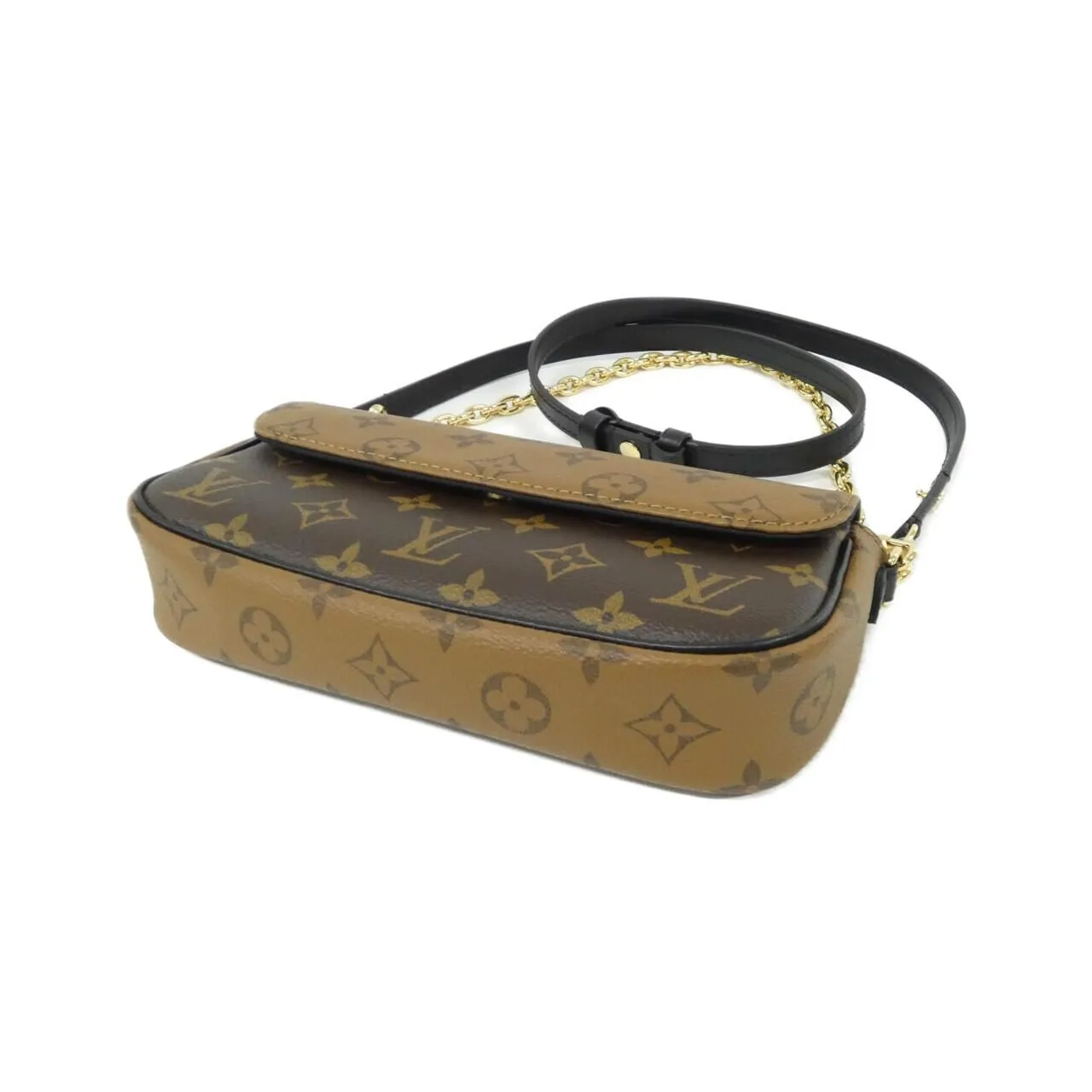 LOUIS VUITTON M26587 Shoulder Monogram 黑色 Monogram 中古品A - 縮圖 3
