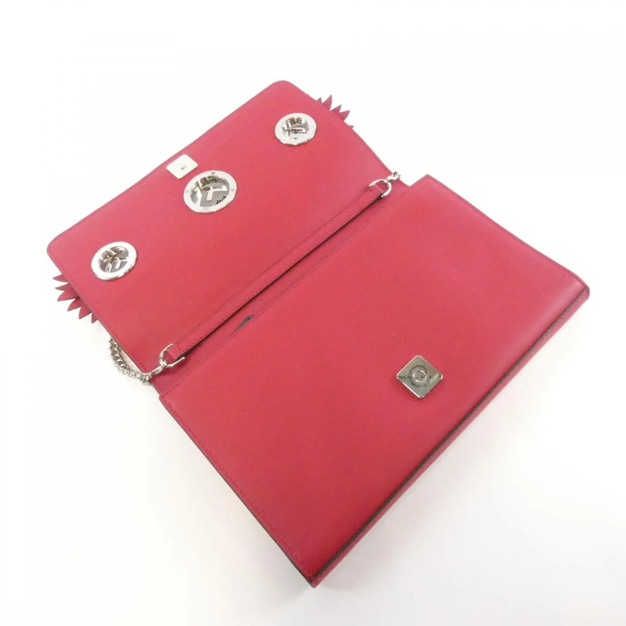 FENDI 8BS004 A0L0 Wallet Python Black Python Rank A - Thumbnail 8