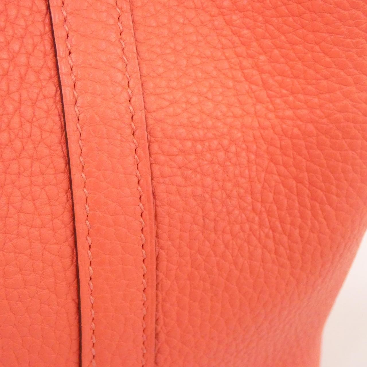 HERMES HERMÈS Picotin 056289CK Bag Clemence Black Clemence Leather Rank A - Thumbnail 6