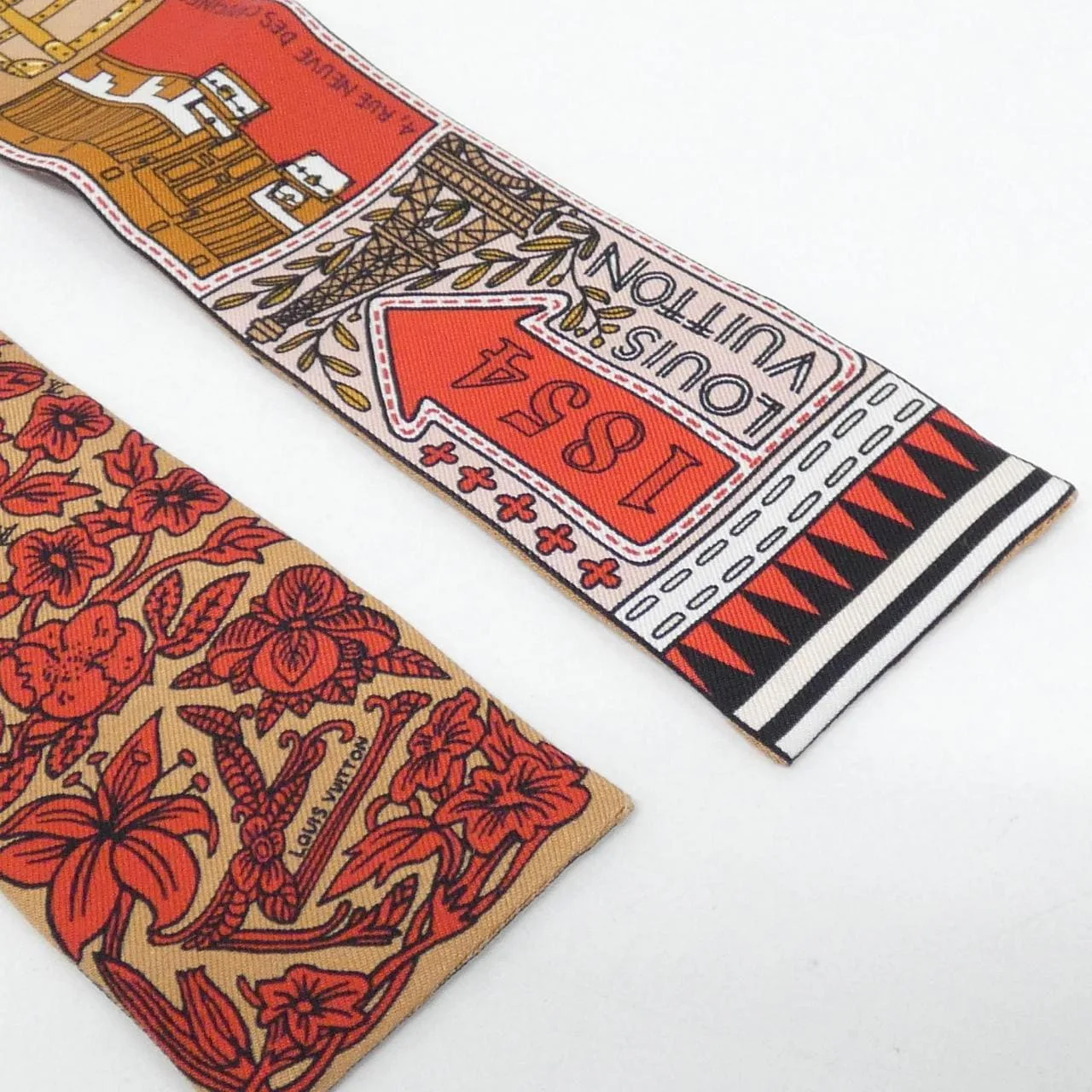 LOUIS VUITTON M70856 Scarf 米色 中古品A - 縮圖 2