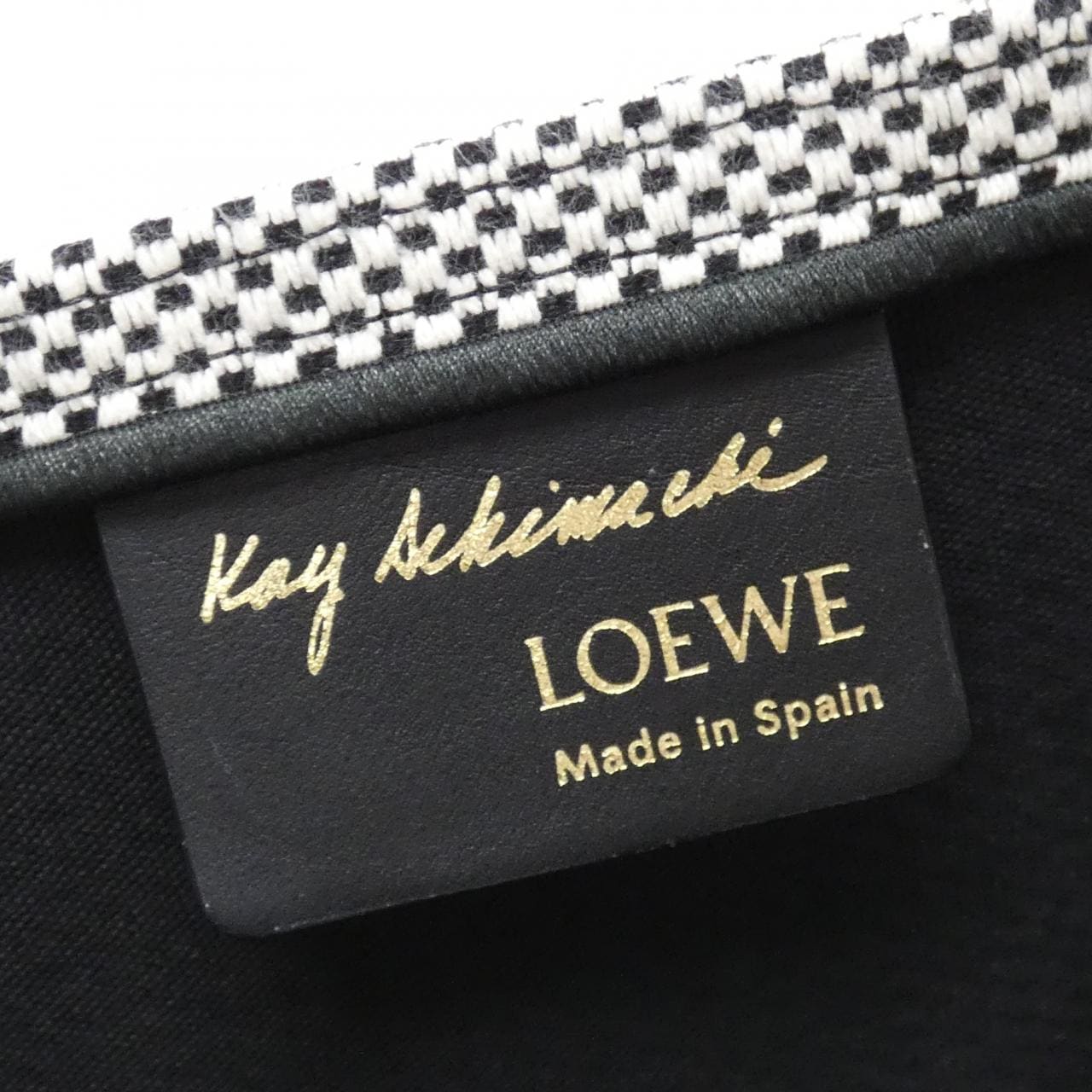 LOEWE A779PFMX26 Bag Canvas Black Canvas Rank A - Thumbnail 6