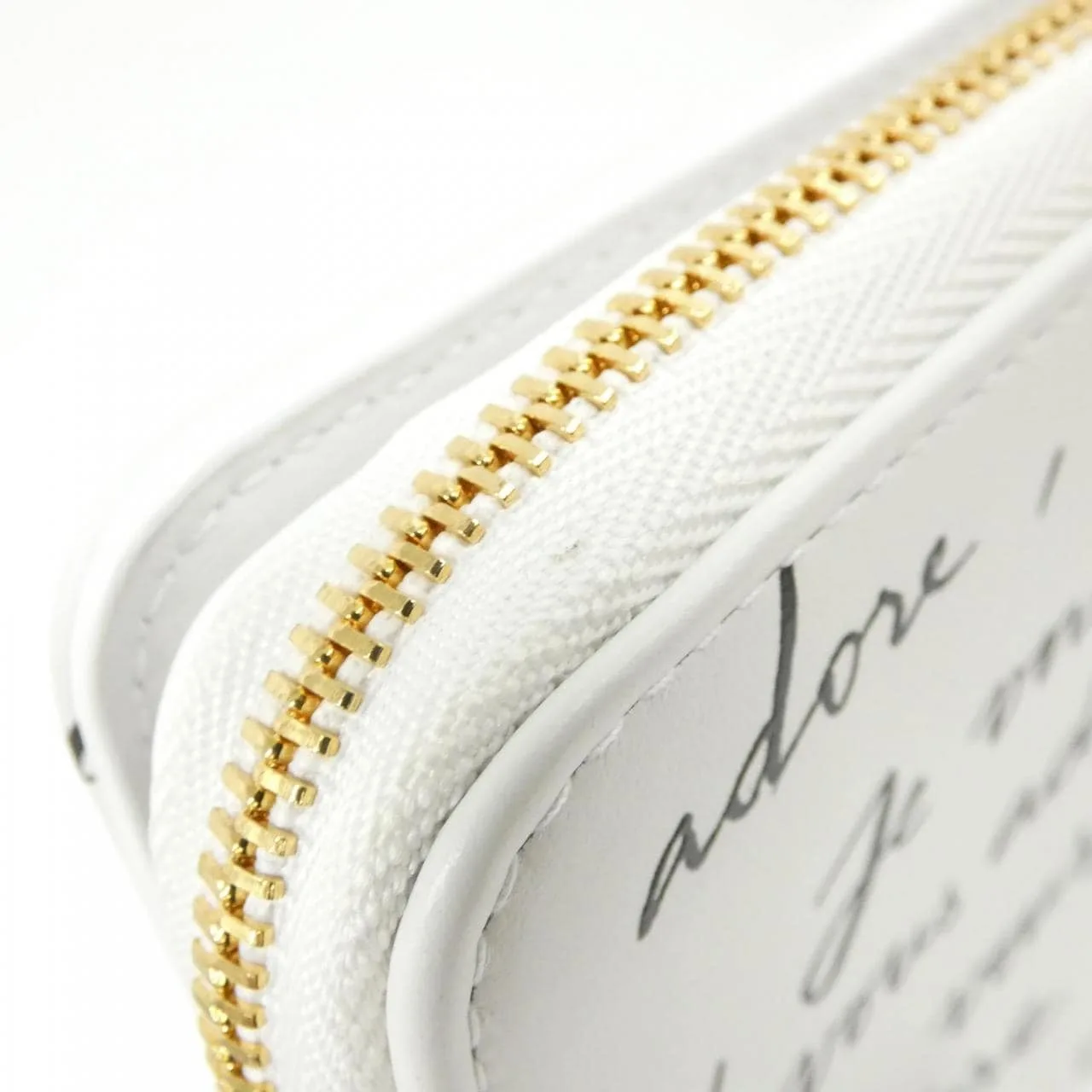 DIOR Caro S5032UBYA Wallet Leather 黑色 皮革 中古品A - 縮圖 3