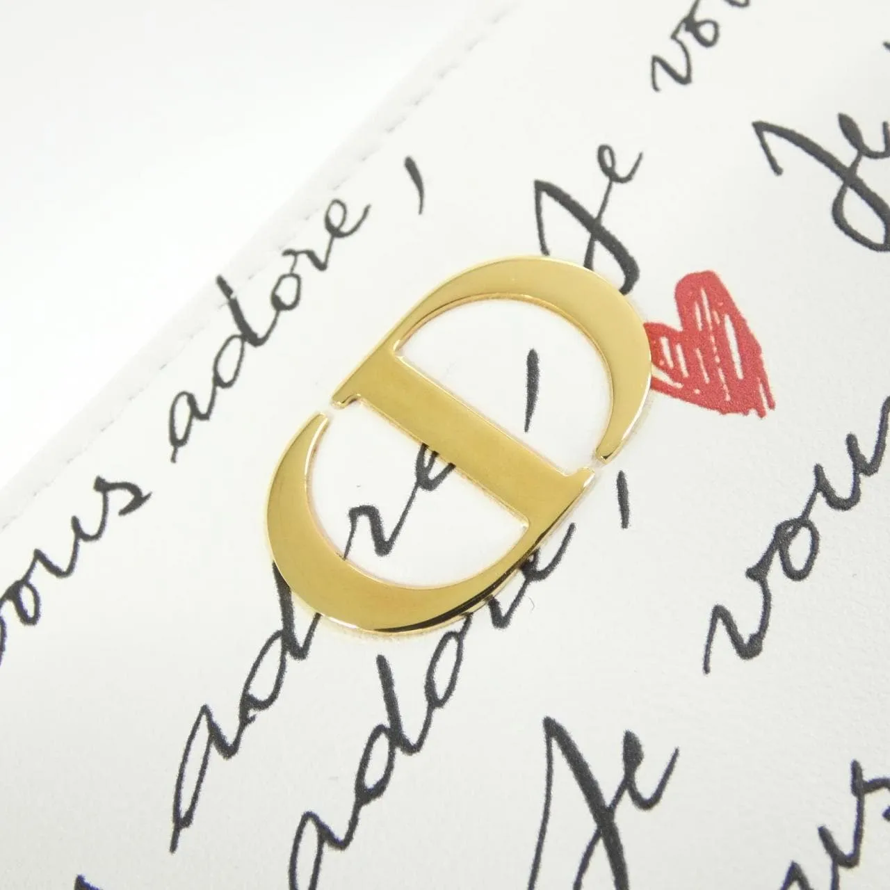 DIOR Caro S5032UBYA Wallet Leather 黑色 皮革 中古品A - 縮圖 6