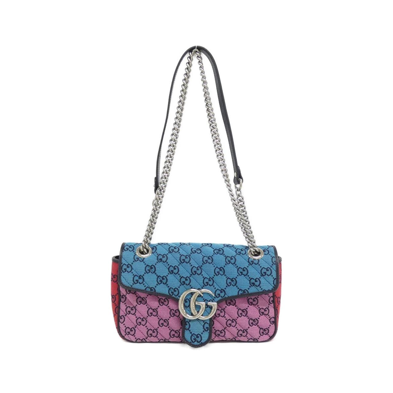 GUCCI Marmont 443497 2UZIN Shoulder Bag Canvas