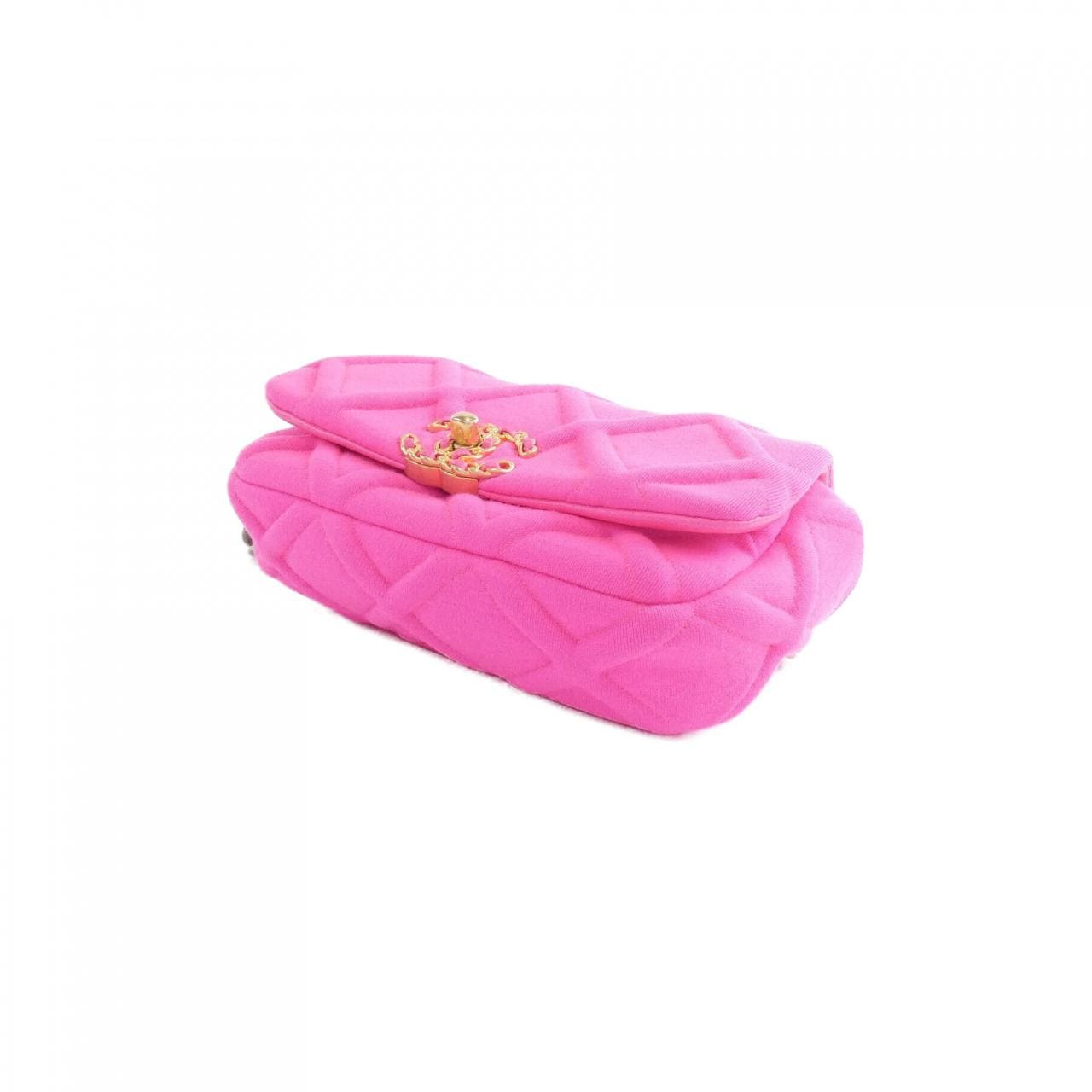 CHANEL Chanel 19 AS1163 Belt Bag Canvas 粉色 帆布 中古品B - 縮圖 3