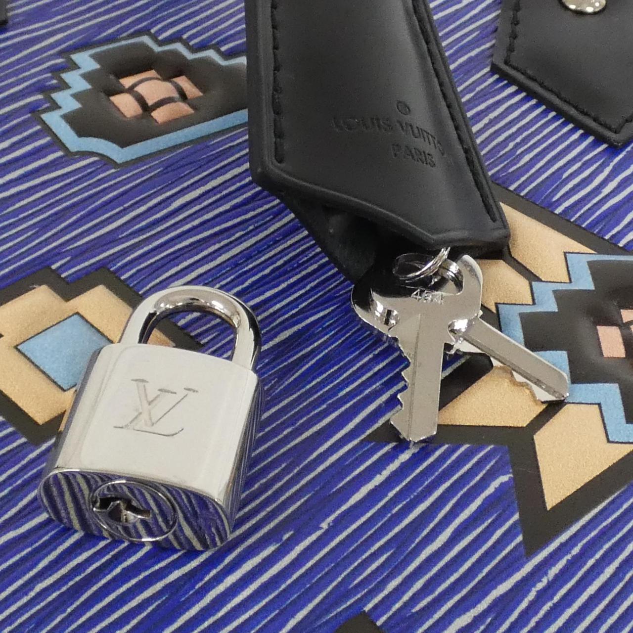 LOUIS VUITTON Alma M50835 Bag Denim Blue Denim - Thumbnail 4