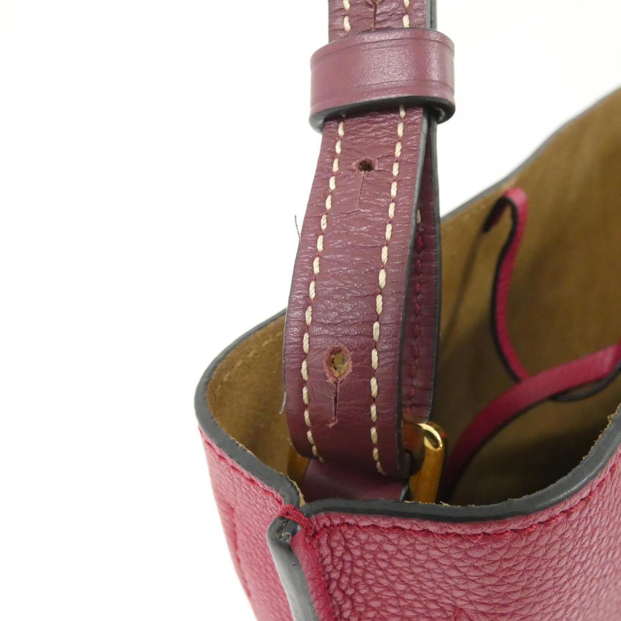 LOEWE Gate 321 12 Z57 Shoulder Bag 酒紅色 中古品A - 縮圖 7