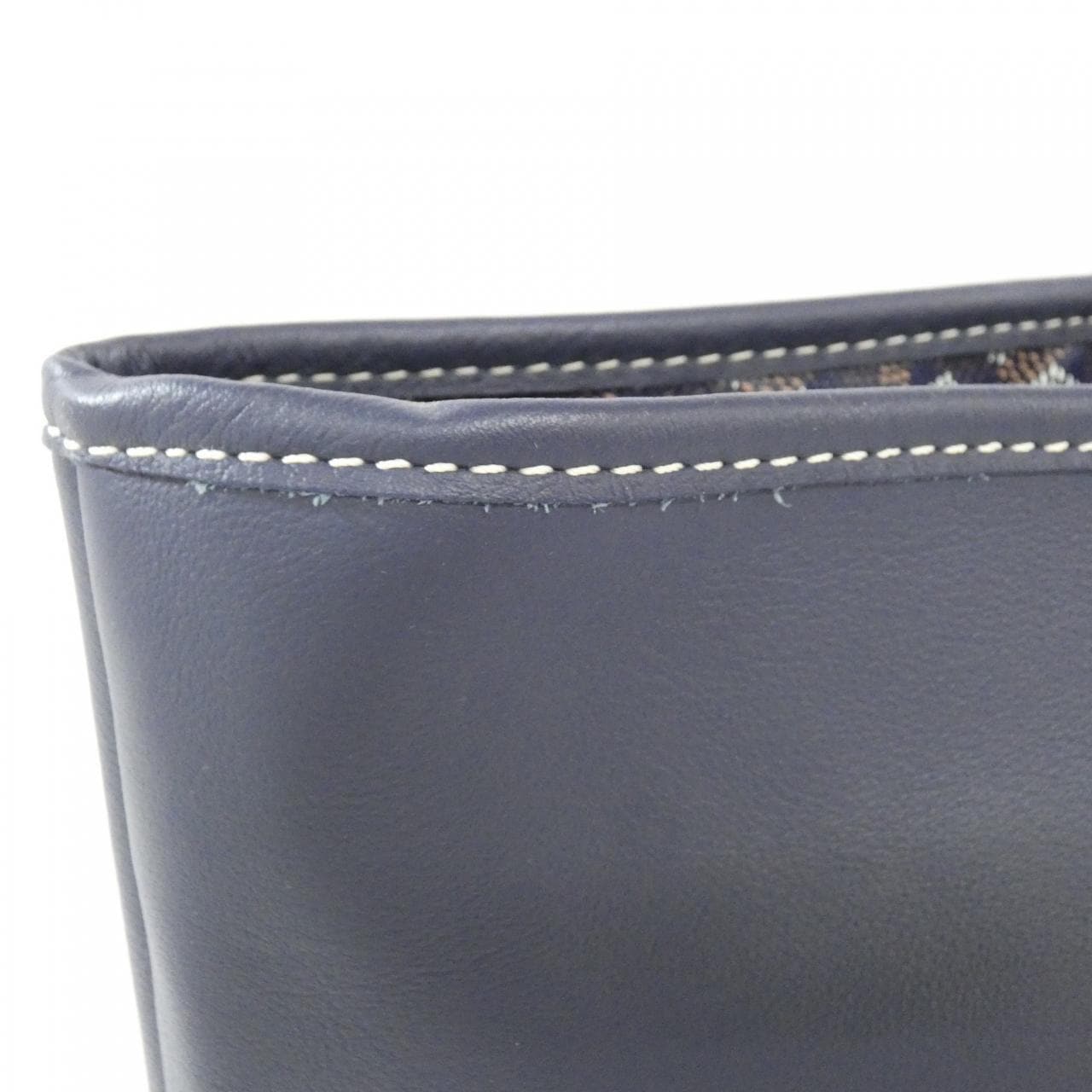 GOYARD Anjou Bag Canvas 深藍色 帆布 中古品A - 縮圖 5