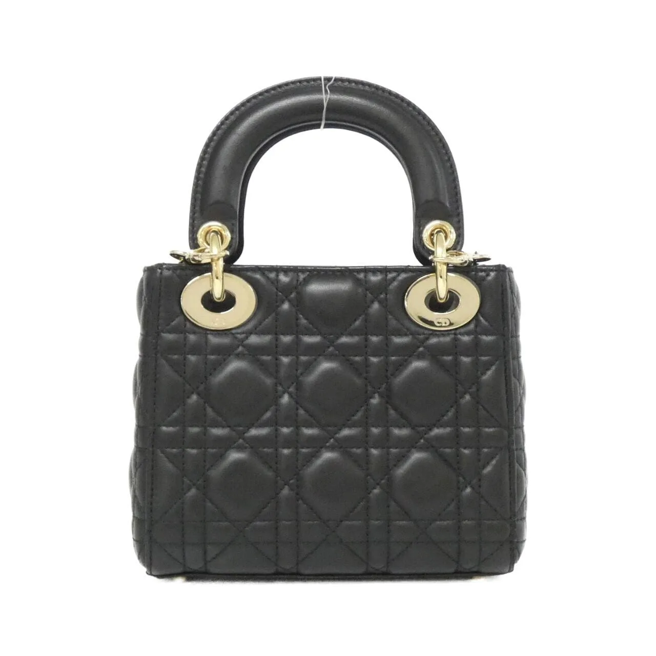 DIOR Lady Dior M0505OCAL Handbag Lambskin 黑色 羊皮 中古品A - 縮圖 2