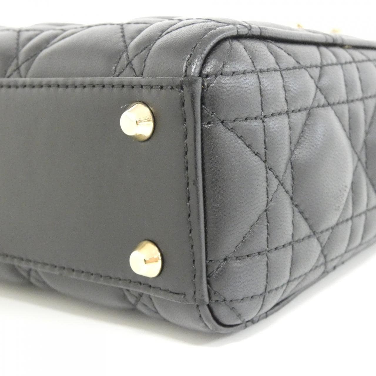 DIOR Lady Dior M0505OCAL Bag Lambskin Black Lambskin - Thumbnail 3