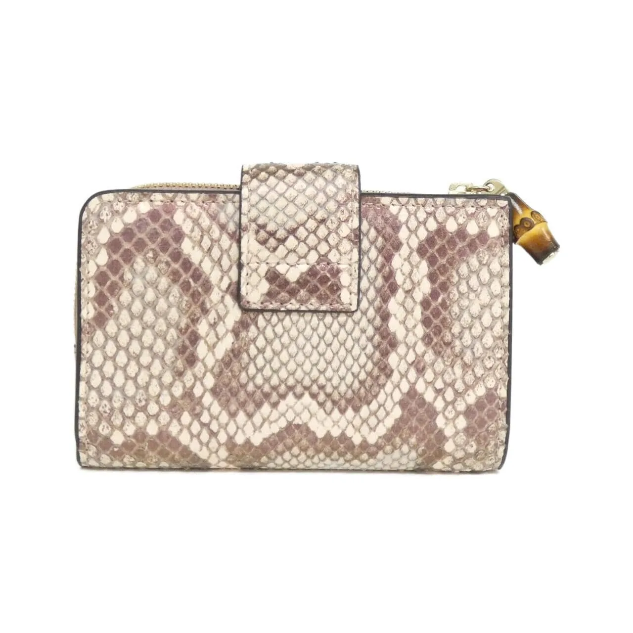 GUCCI 739498 EAA8D Wallet Python 黑色 蟒蛇皮 中古品A - 縮圖 2