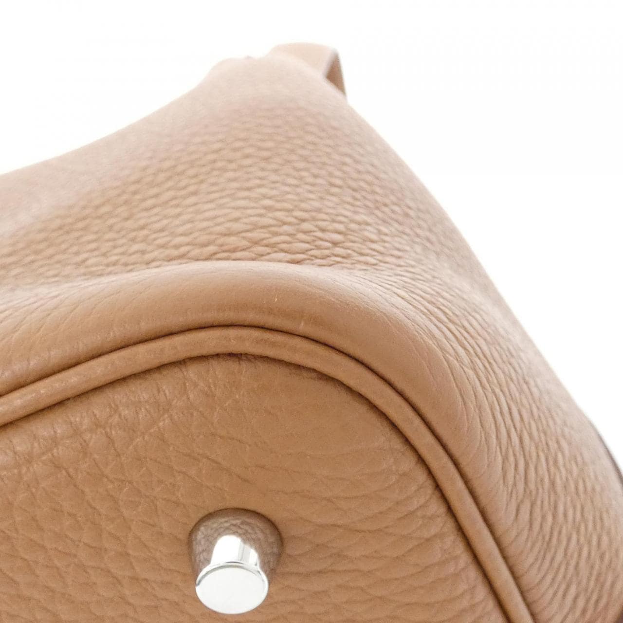 HERMES HERMÈS Picotin 060991CK Bag Clemence 金色 Clemence 皮 中古品A - 縮圖 3