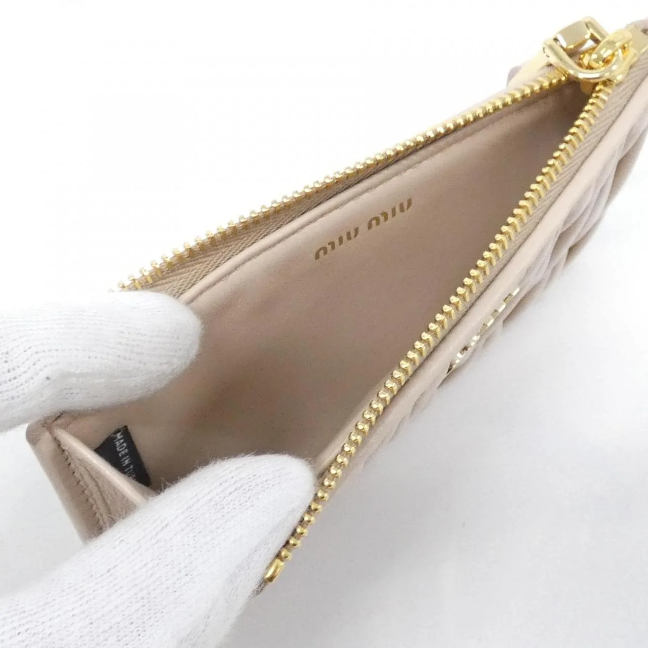 MIU MIU 5MB06M Coin Case Black Rank A - Thumbnail 7