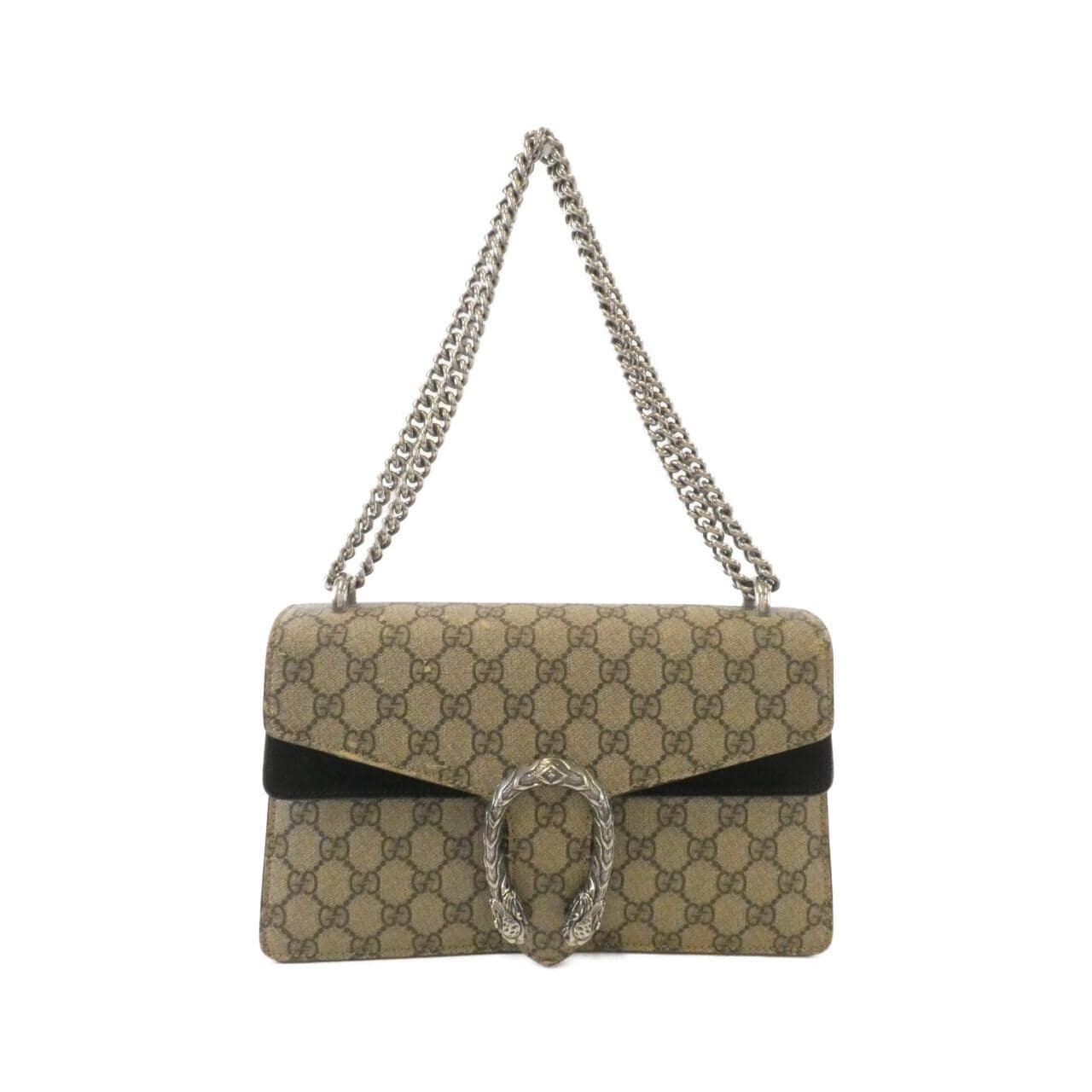 GUCCI Dionysus 400249 KHNRN Shoulder Bag Canvas Black