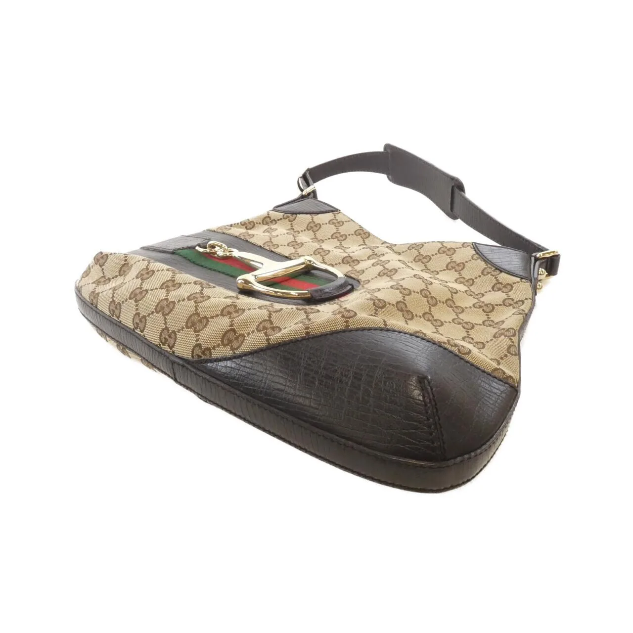 GUCCI 137388 Shoulder Canvas 米色 帆布 中古品A - 縮圖 3