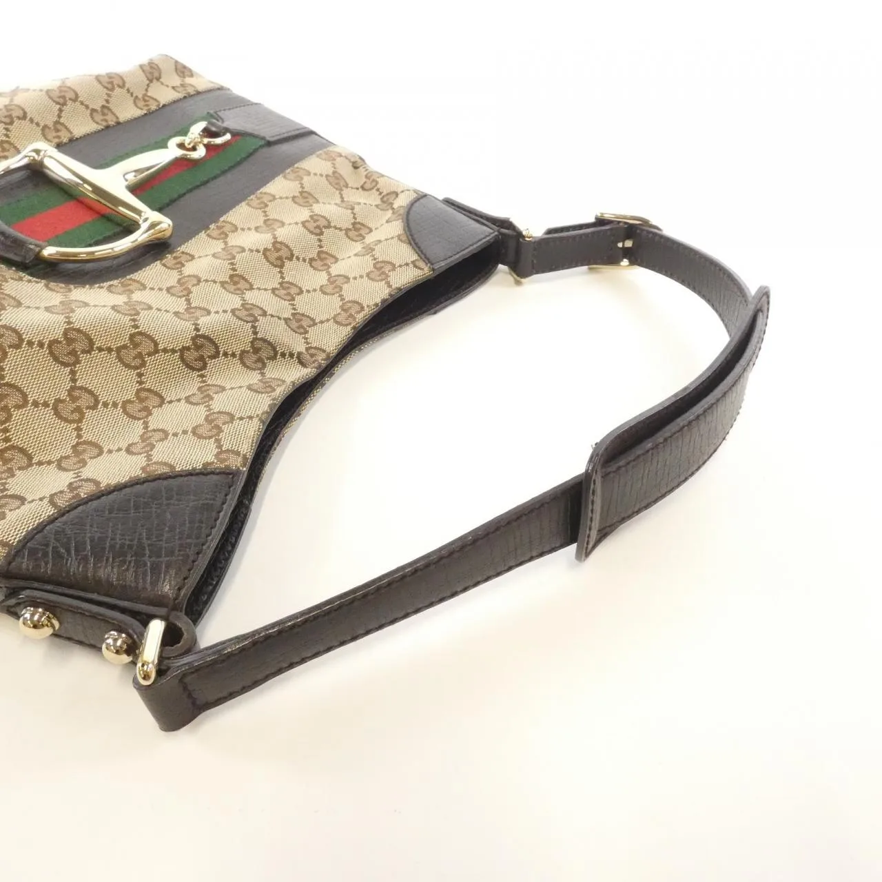 GUCCI 137388 Shoulder Canvas 米色 帆布 中古品A - 縮圖 6