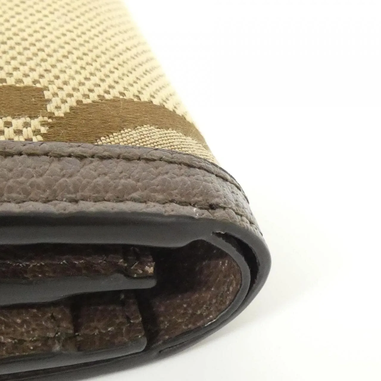 GUCCI 658635 UKMBT Wallet Canvas 棕色 帆布 中古品A - 縮圖 4