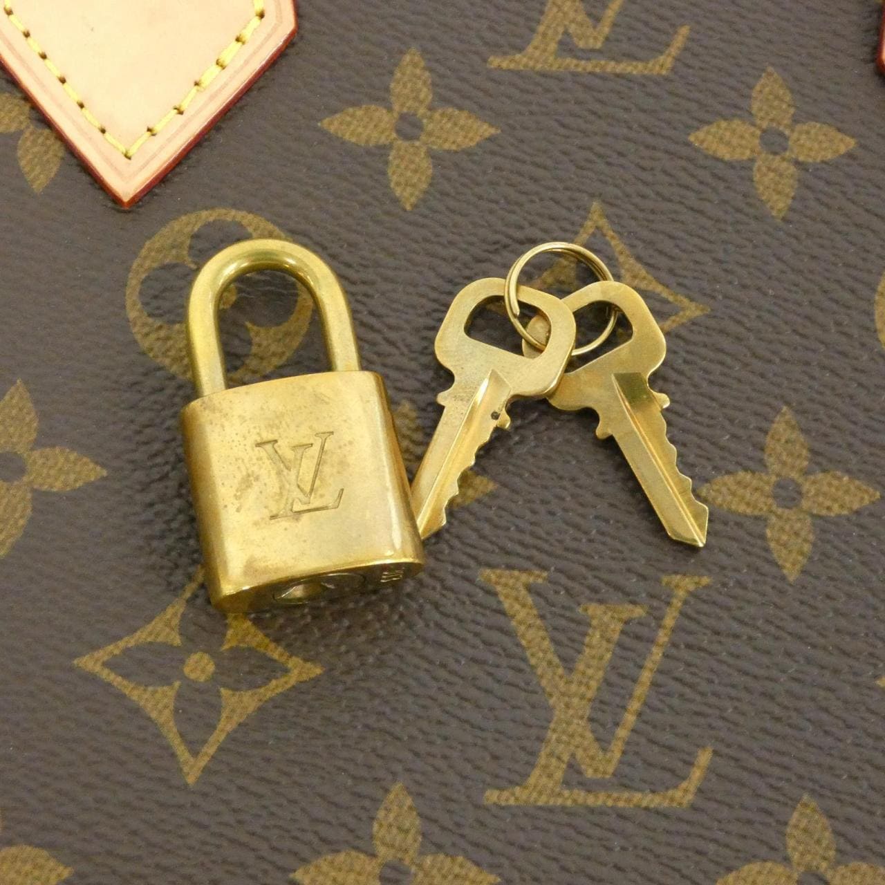 LOUIS VUITTON Alma M53152 Bag Monogram 黑色 Monogram 中古品A - 縮圖 5