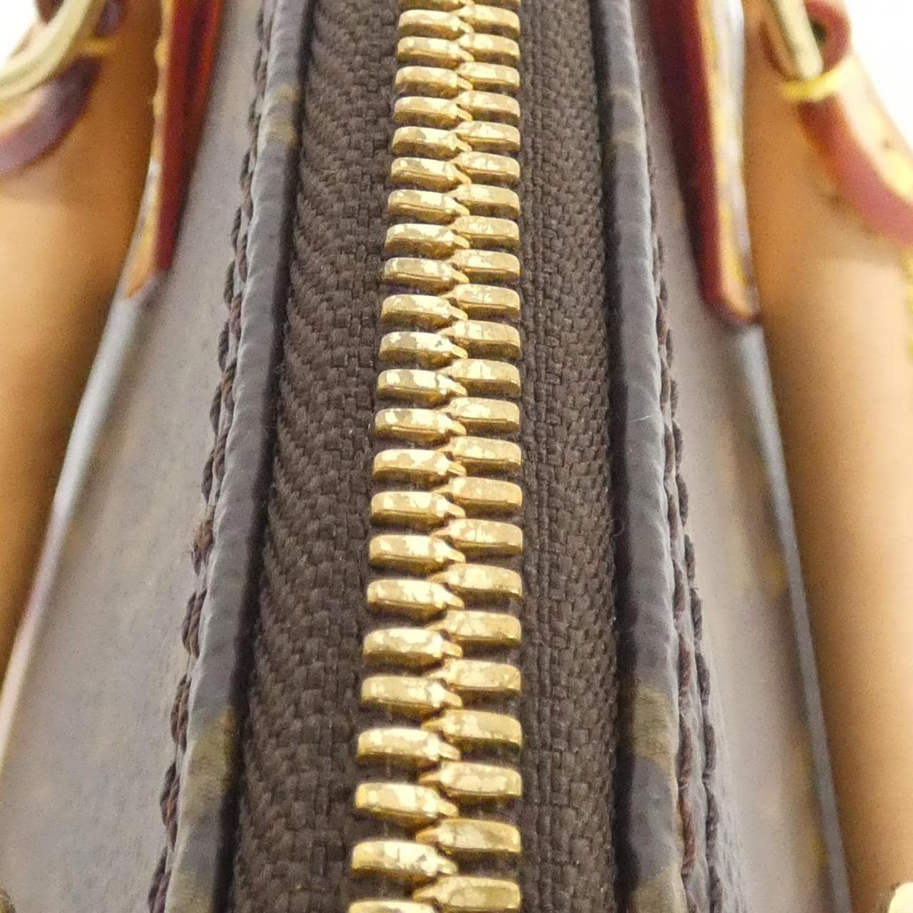 LOUIS VUITTON Alma M53152 Bag Monogram 黑色 Monogram 中古品A - 縮圖 7