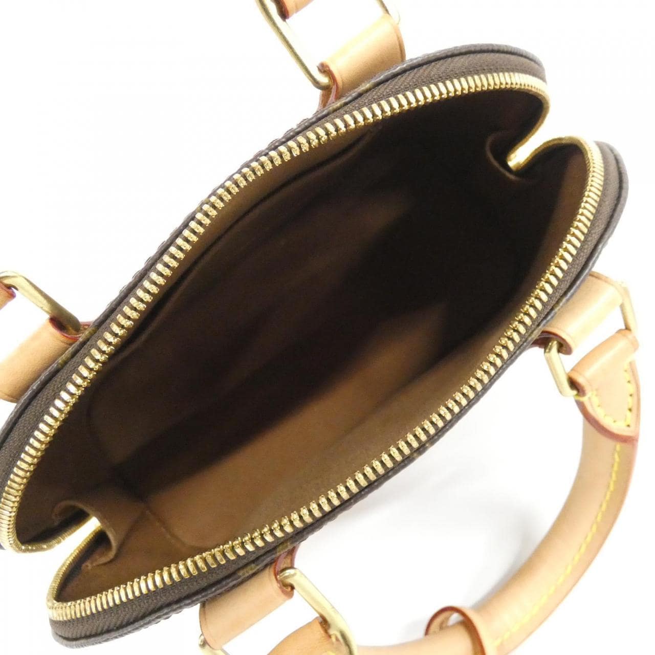 LOUIS VUITTON Alma M53152 Bag Monogram 黑色 Monogram 中古品A - 縮圖 10