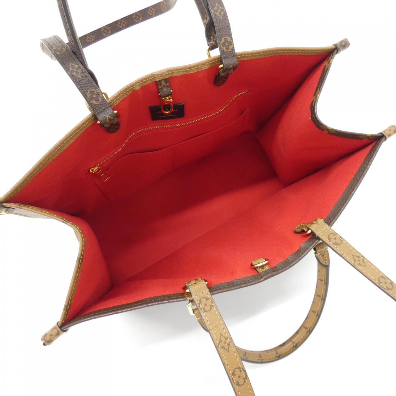 LOUIS VUITTON OnTheGo M44576 Bag Monogram Black Monogram Rank A - Thumbnail 7