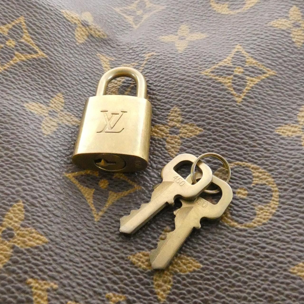 LOUIS VUITTON Keepall M41412 Boston Bag Monogram 黑色 Monogram 中古品B - 縮圖 3