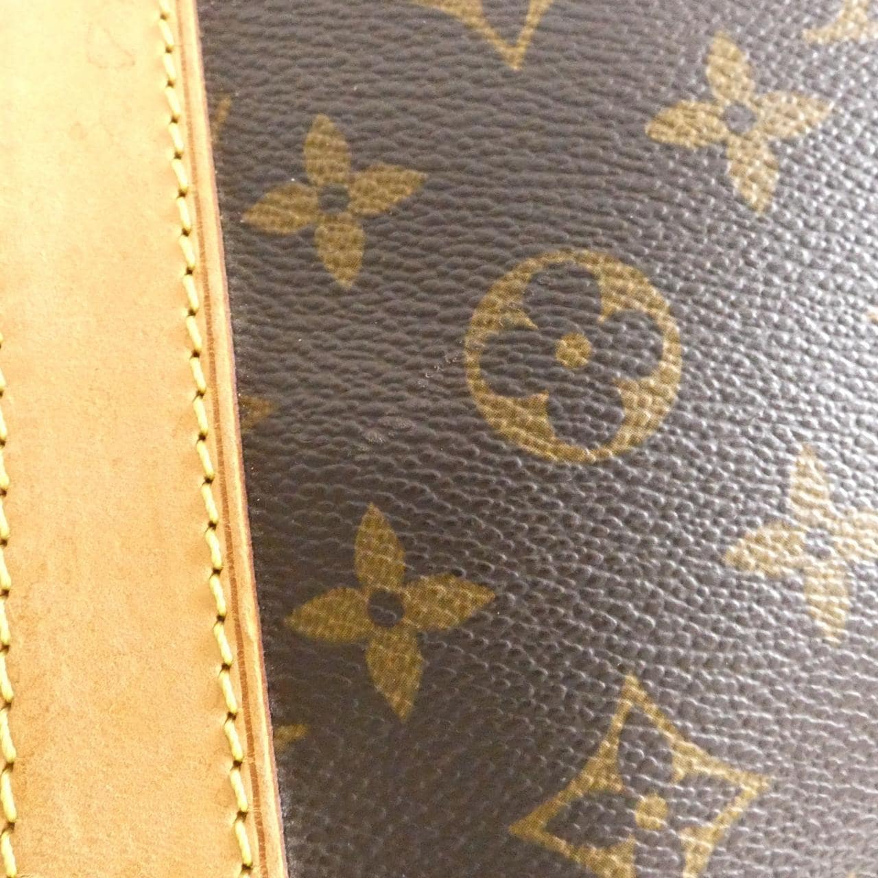 LOUIS VUITTON Keepall M41412 Boston Bag Monogram 黑色 Monogram 中古品B - 縮圖 4
