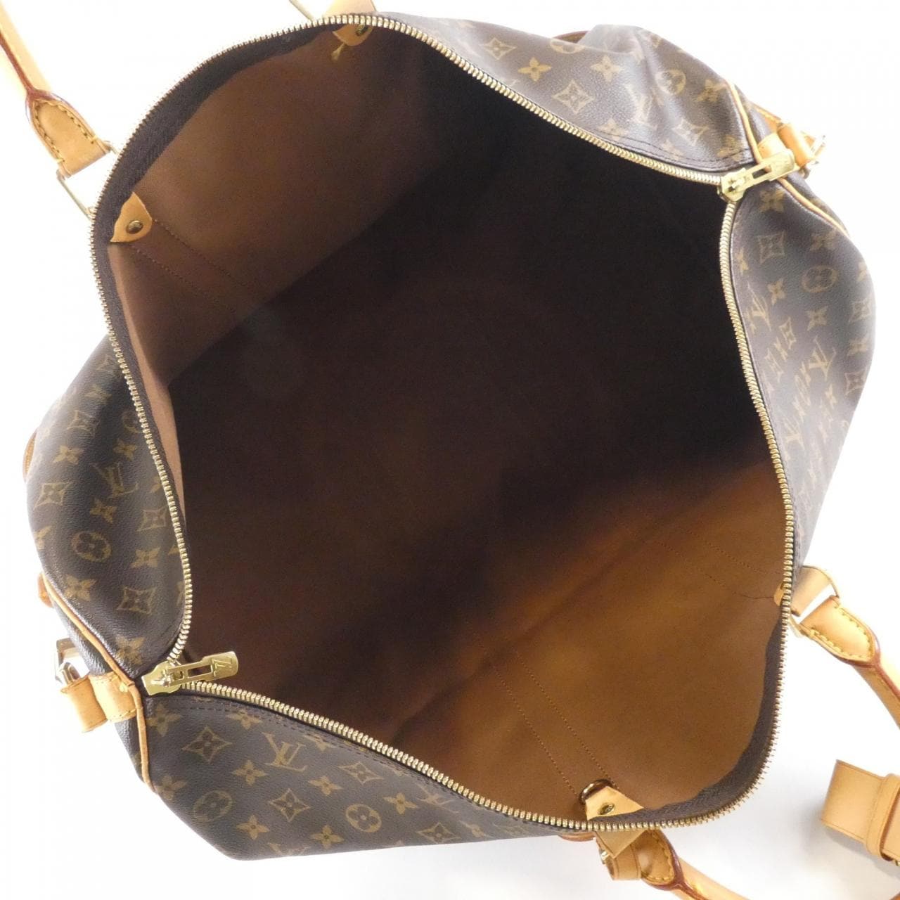 LOUIS VUITTON Keepall M41412 Boston Bag Monogram 黑色 Monogram 中古品B - 縮圖 10